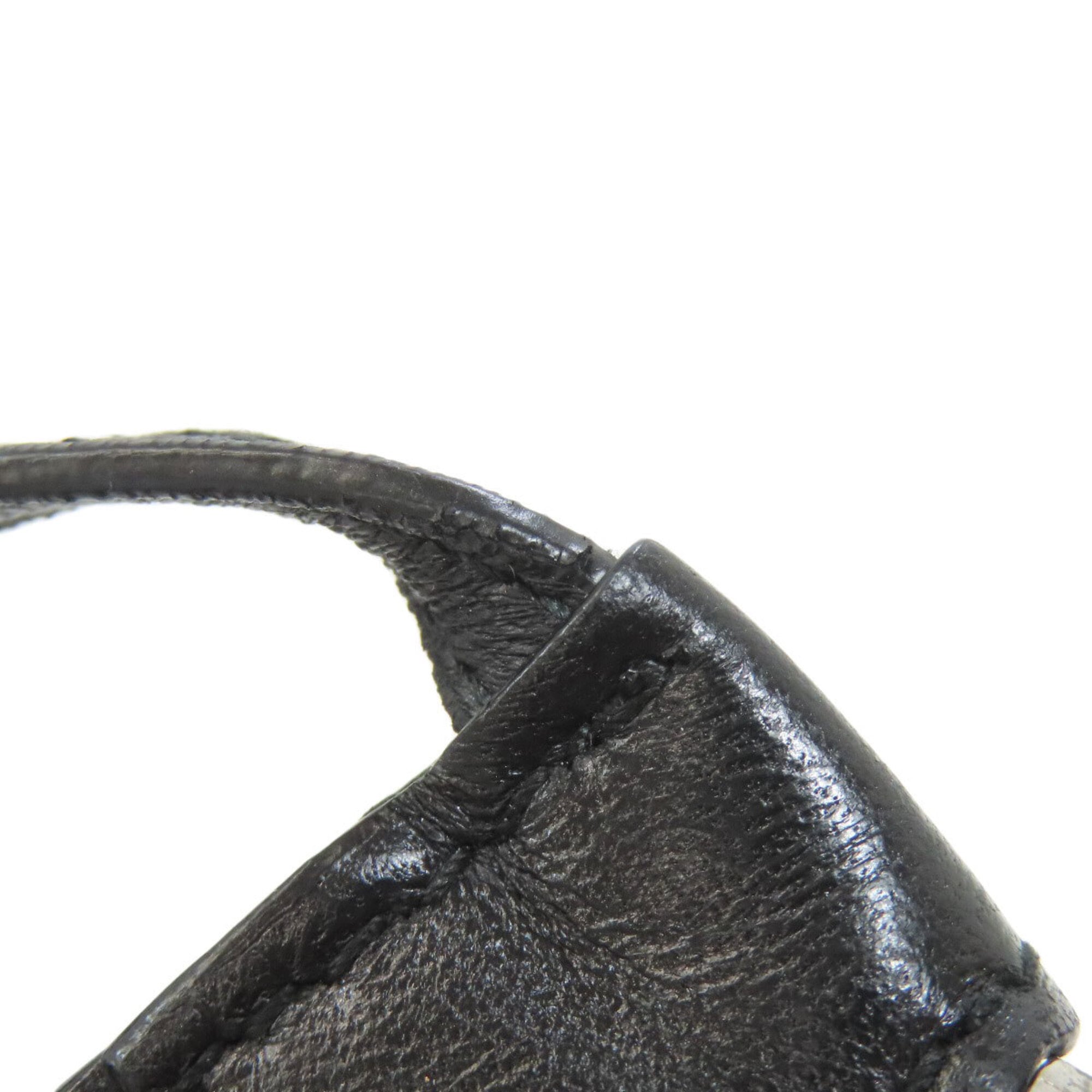 Balenciaga Black Leather Pouch Tote Bag (Pre-Owned)