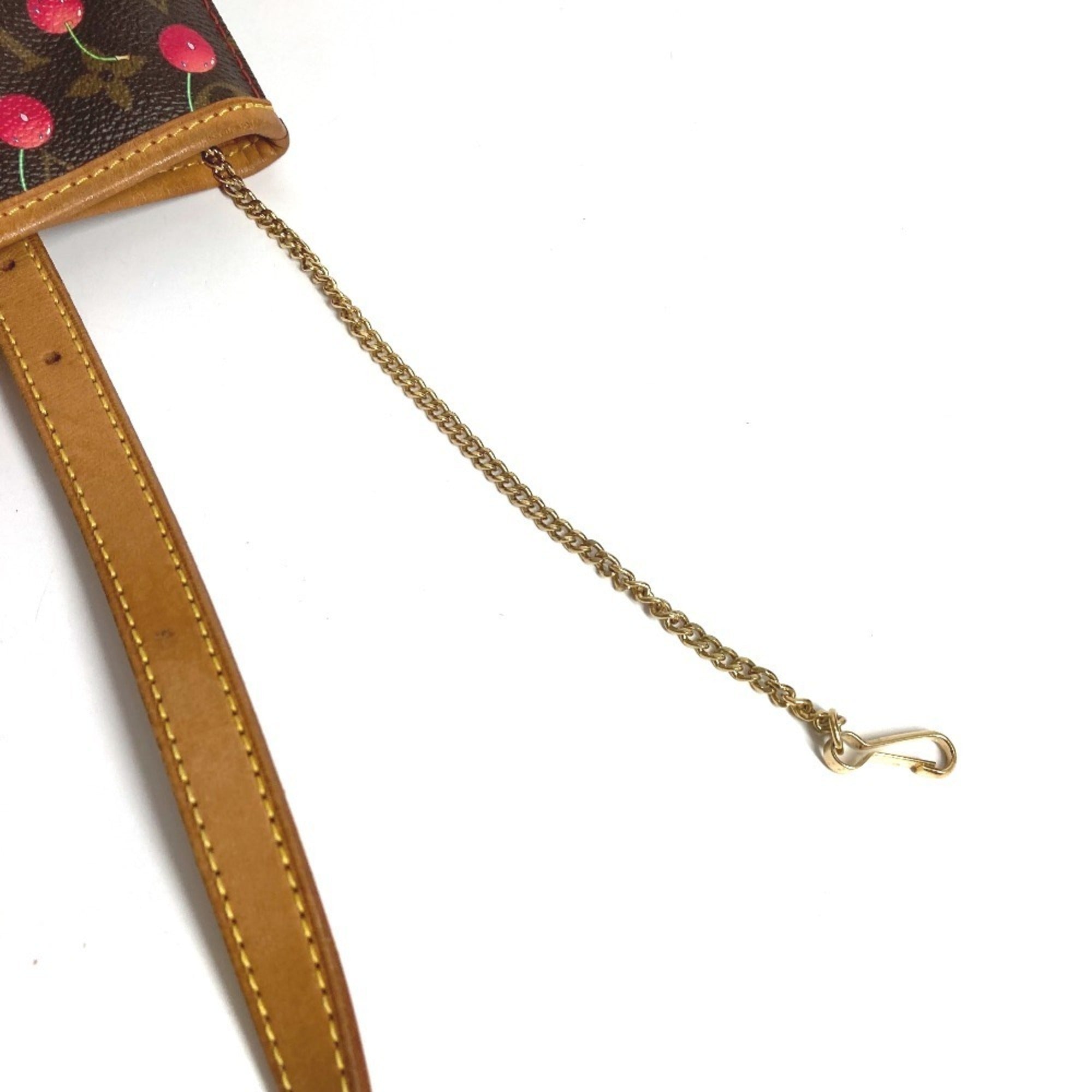 Louis Vuitton Brown Monogram Monogram Cherry Red Color Monogram Shoulder Bag Tote Bag (Pre-Owned)