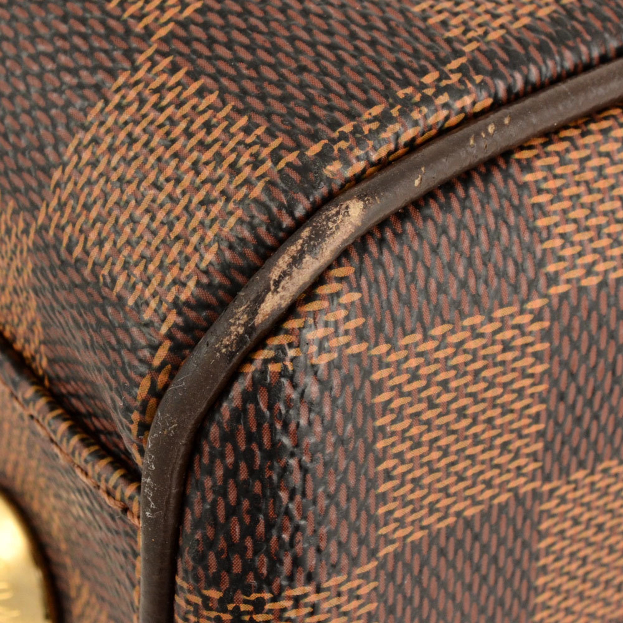 Louis Vuitton Ebene Damier Canvas Handbag (Pre-Owned)