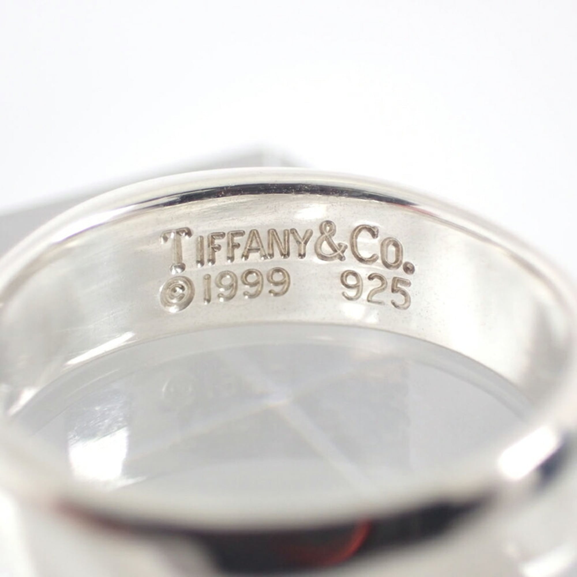 Tiffany Silver Sterling Silver 925 Band Ring (Pre-Owned)