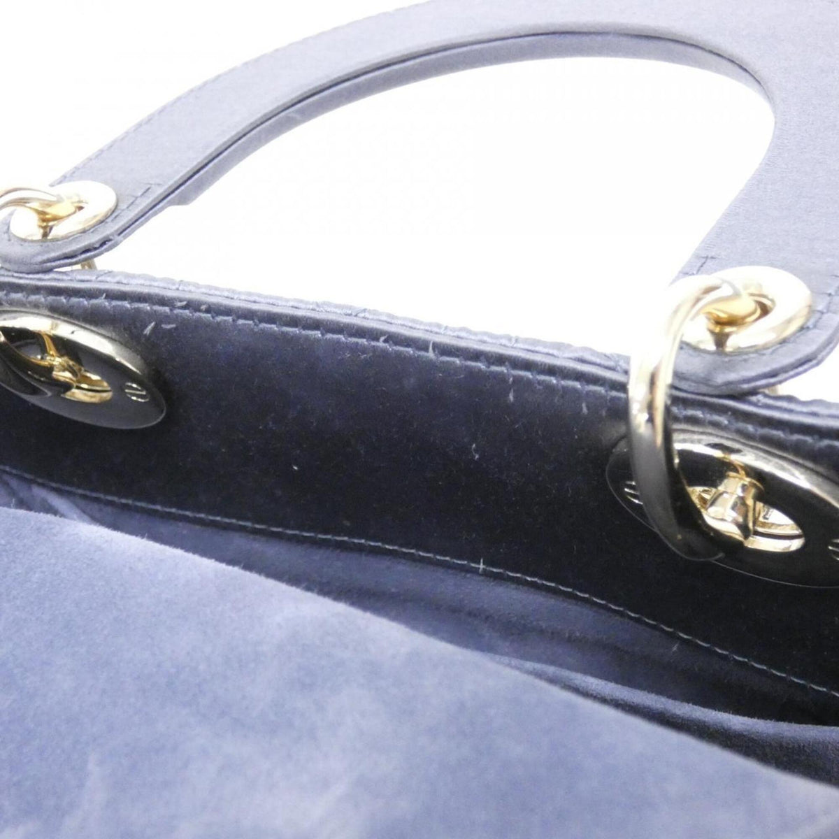 Christian Dior Blue Satin Handbag (Pre-Owned)
