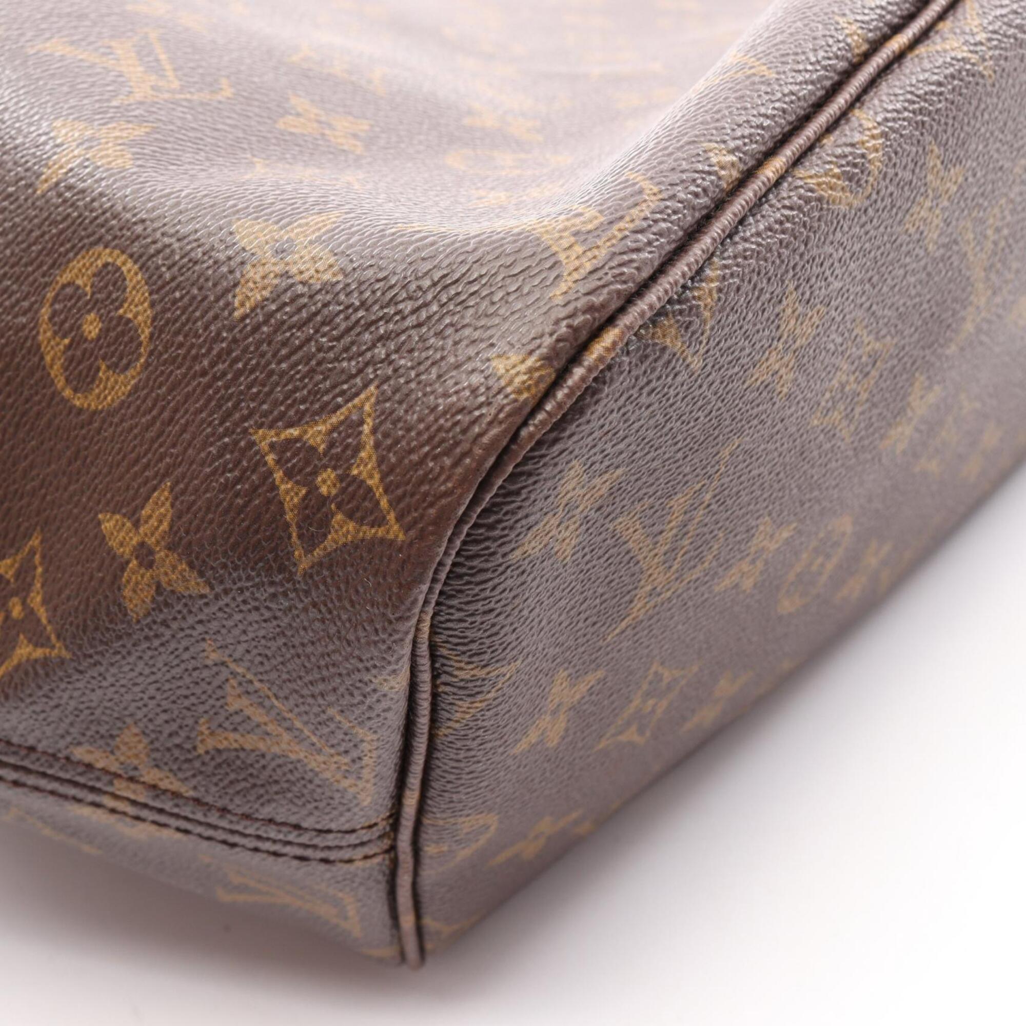 Louis Vuitton Brown Pvc Leather Handbag Tote Bag (Pre-Owned)