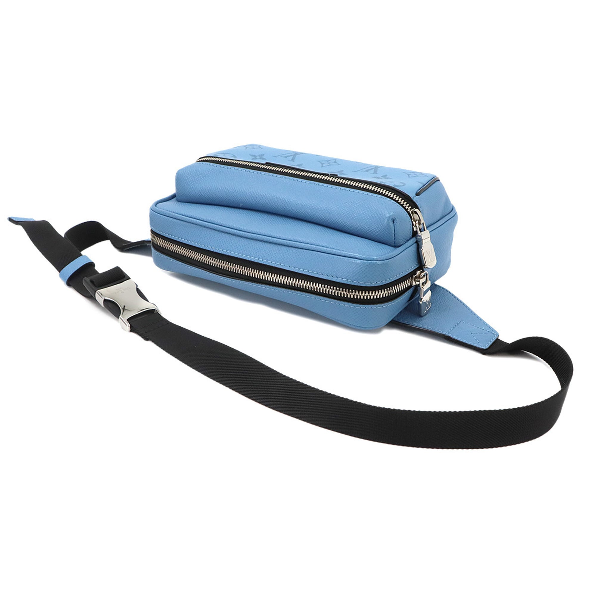 Louis Vuitton Taigarama Blue Taigarama Handbag Sling Bag (Pre-Owned)