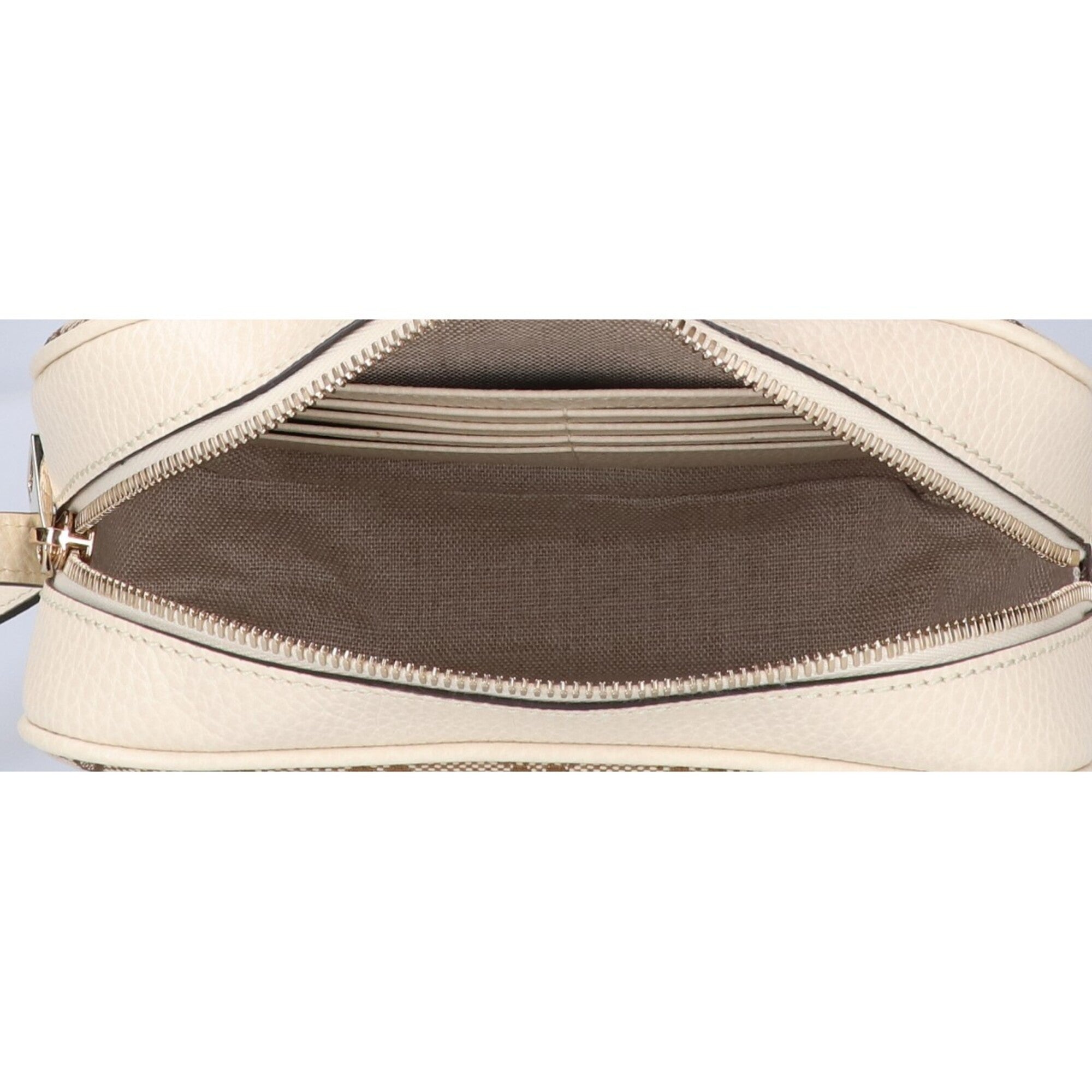 Gucci Ivory Gg Canvas Shoulder Bag (Pre-Owned)
