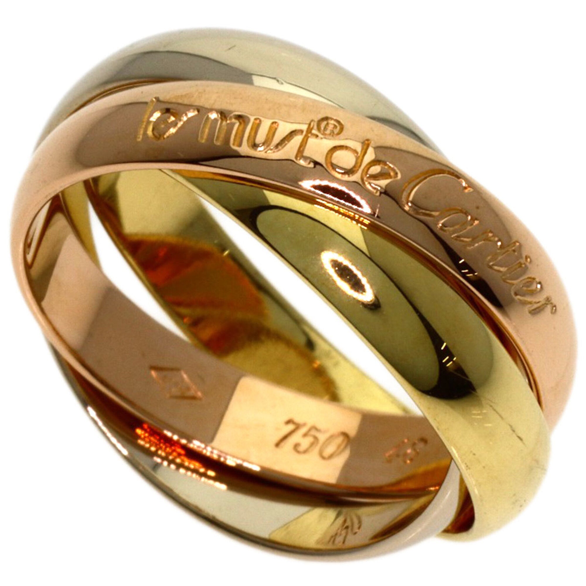 Cartier Yellow Gold (18K) Pink Gold (18K) White Gold (18K) Band Ring (Pre-Owned)