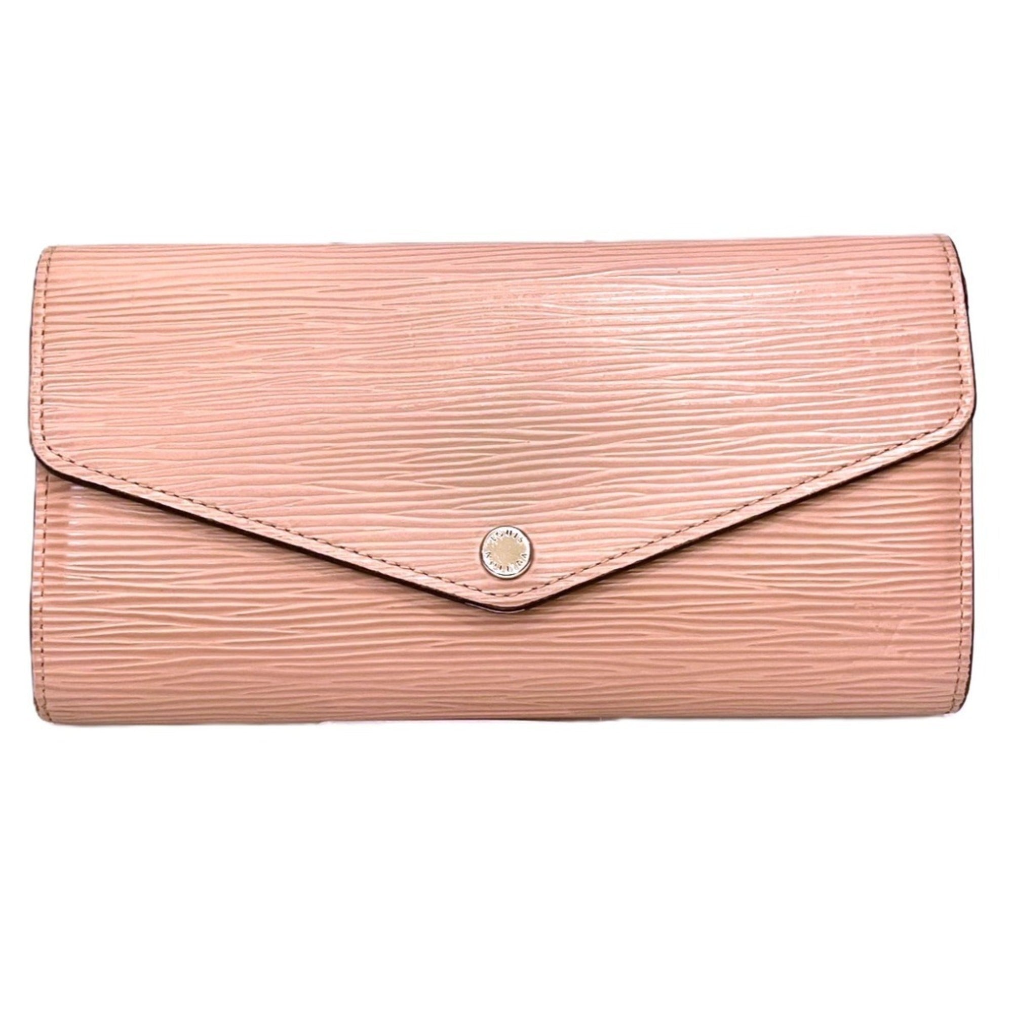 Louis Vuitton Epi Pink Leather Long Wallet (Bi-Fold) (Pre-Owned)