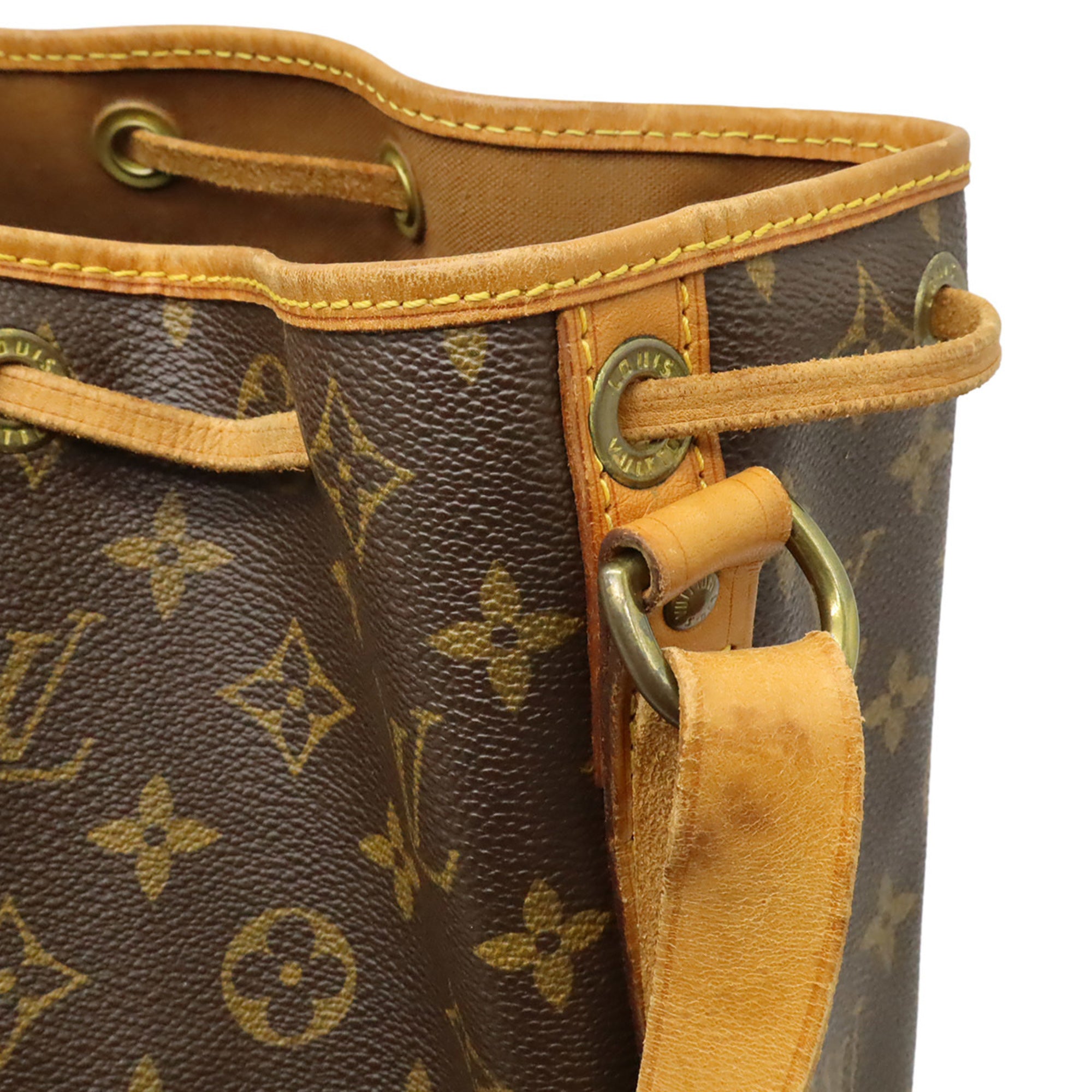 Louis Vuitton Brown Monogram Canvas Shoulder Bag (Pre-Owned)