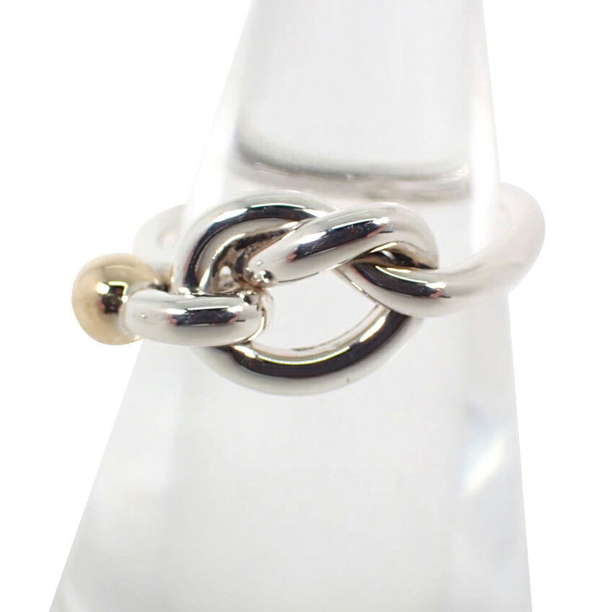 Tiffany Yellow Gold (18K) Sterling Silver 925 Band Ring (Pre-Owned)