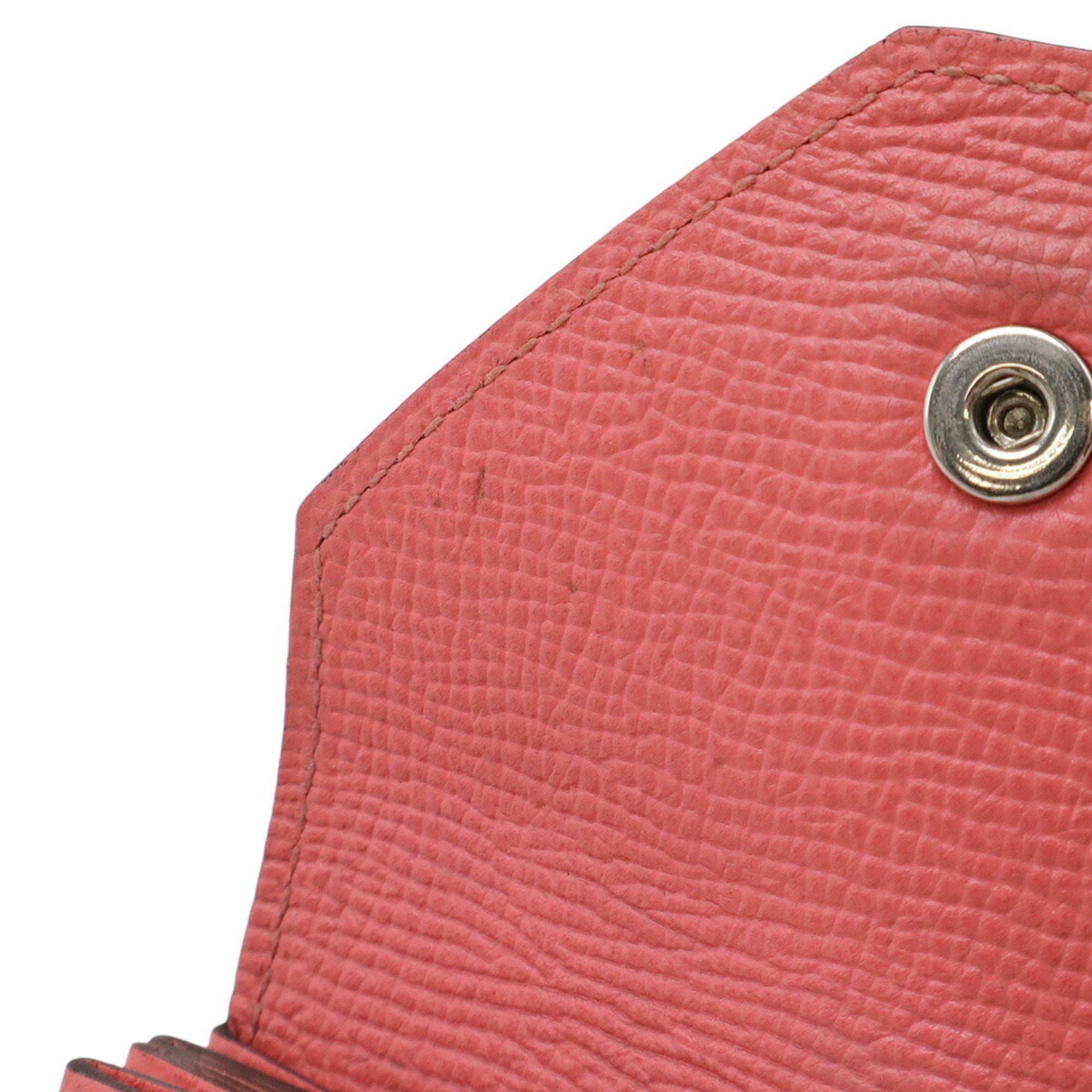Hermes Rose Azalee Epsom Leather Coin Purse/Coin Case (Pre-Owned)