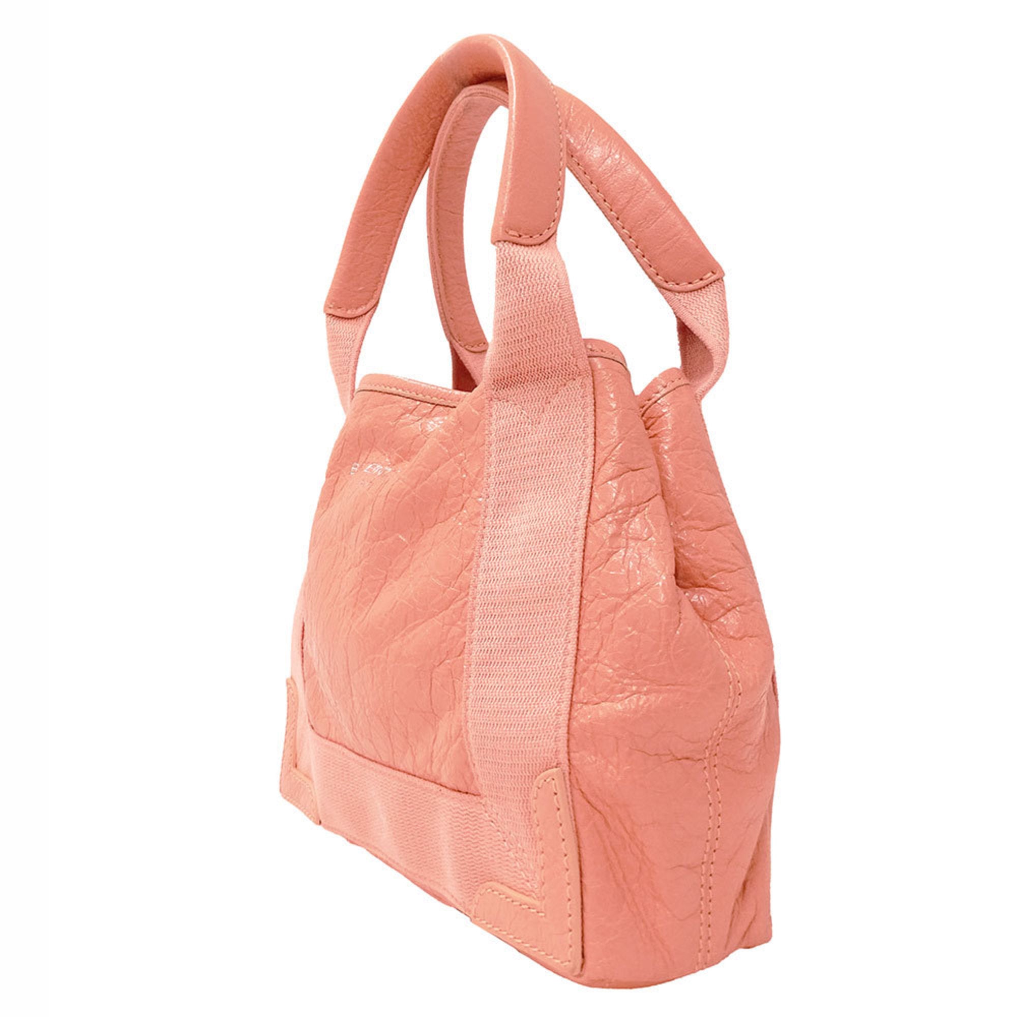 Balenciaga Salmon Pink Leather Handbag Shoulder Bag (Pre-Owned)