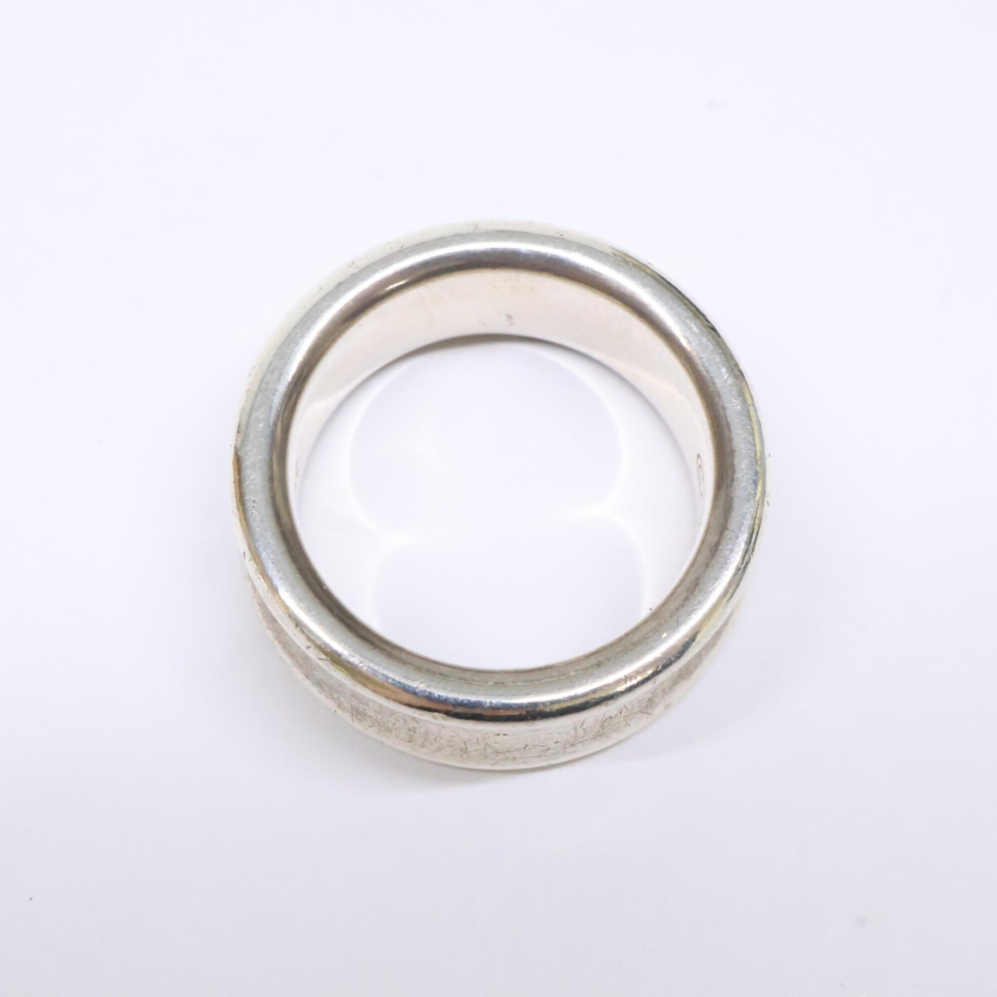 Tiffany Silver Silver 925 Band Ring (Pre-Owned)