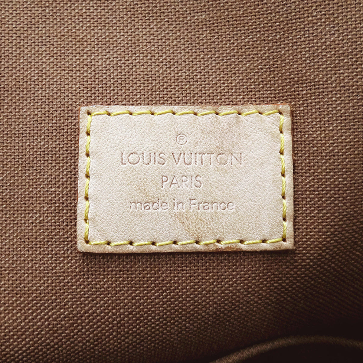 Louis Vuitton Brown Monogram Canvas Handbag (Pre-Owned)
