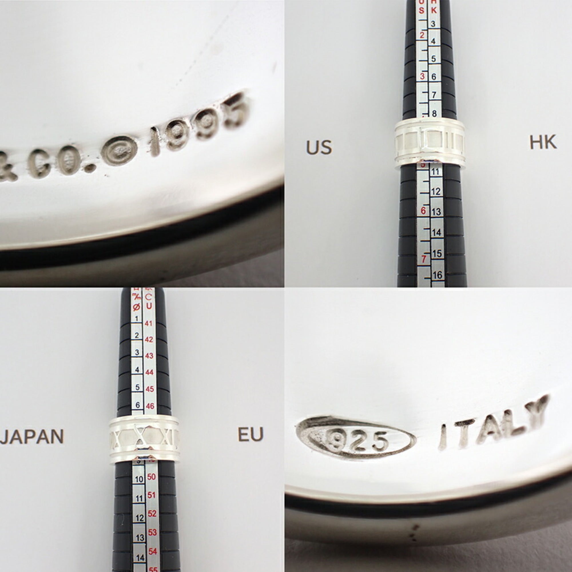 Tiffany Silver Sterling Silver 925 Band Ring (Pre-Owned)