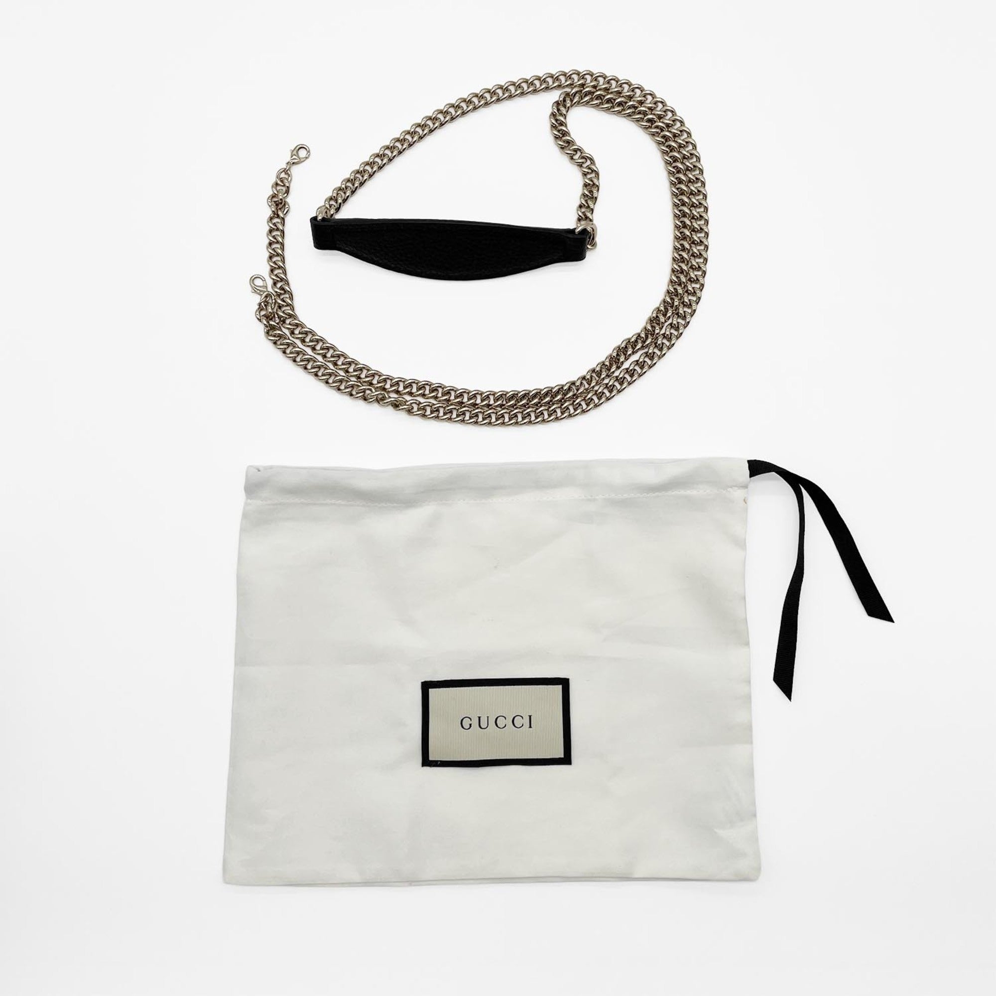 Gucci Soho Black Leather Shoulder Bag (Pre-Owned)