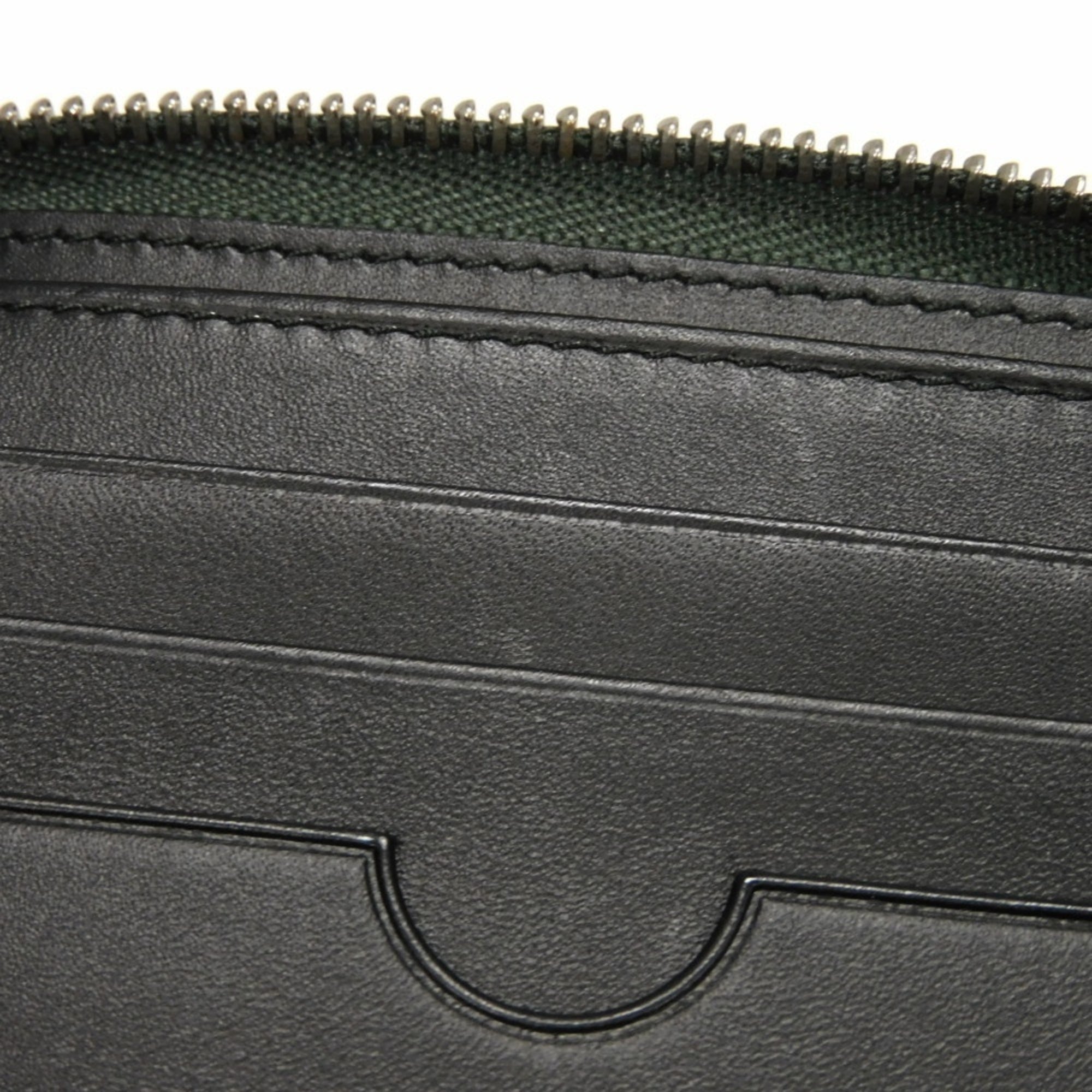 Loewe Green Leather Wallet (Bi-Fold) (Pre-Owned)