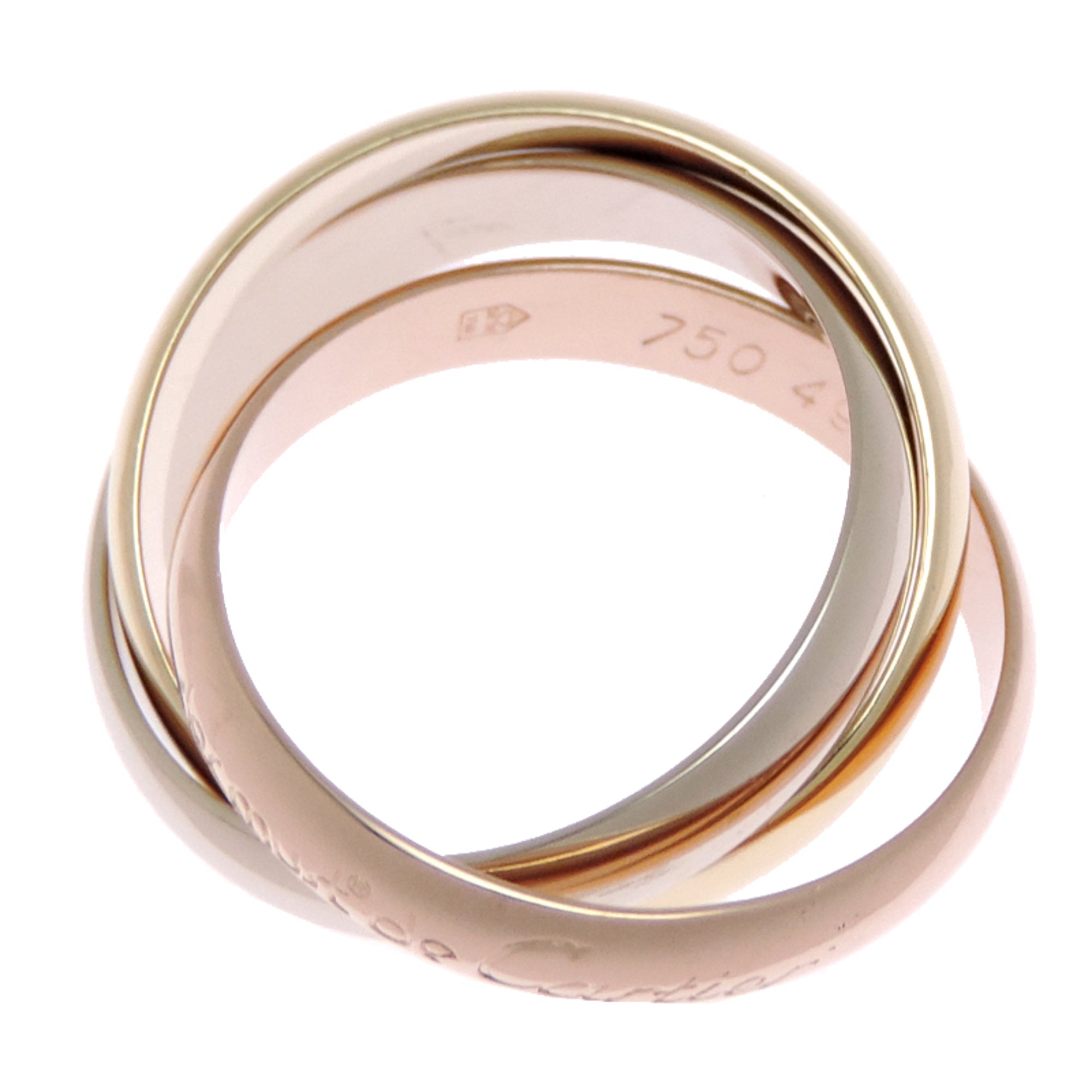 Cartier Yellow Gold (18K) Pink Gold (18K) White Gold (18K) Band Ring (Pre-Owned)