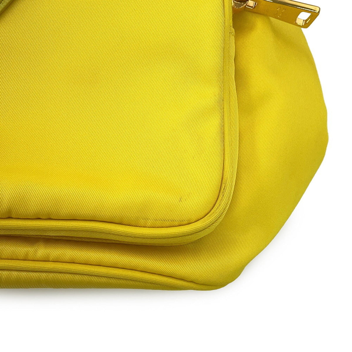 Prada Yellow Nylon Handbag (Pre-Owned)