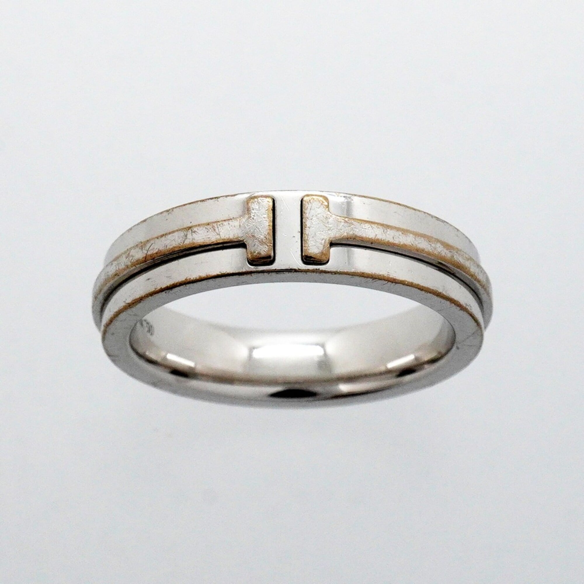 Tiffany White Gold (18K) Band Ring (Pre-Owned)