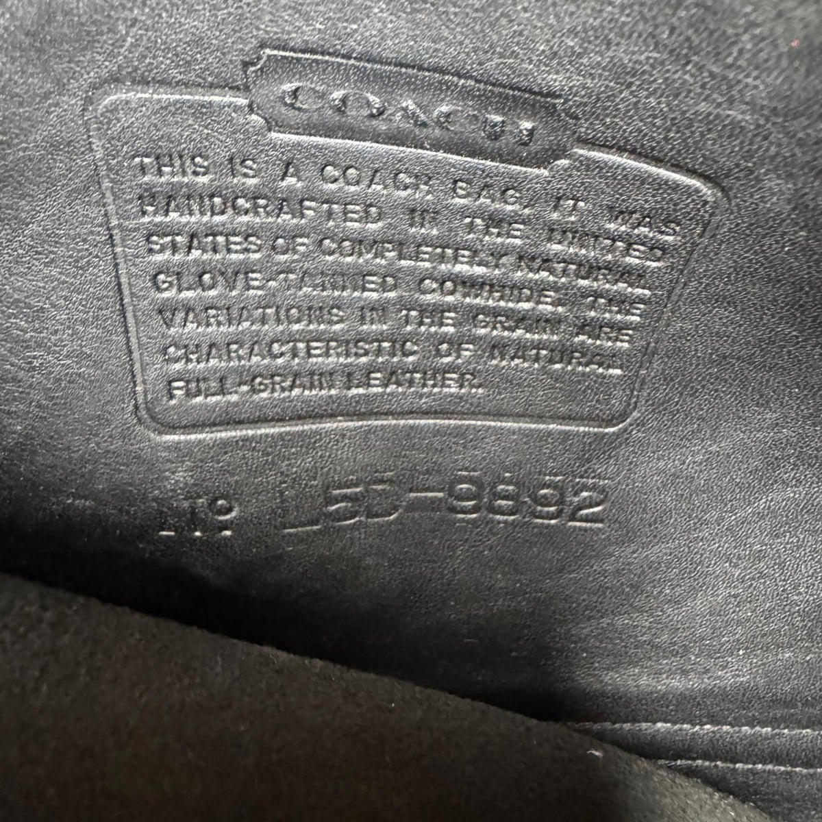 Coach Black Leather Shoulder Bag (Pre-Owned)