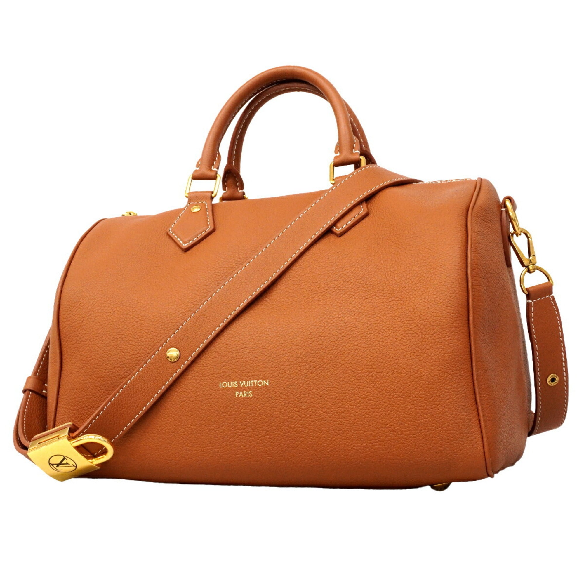 Louis Vuitton Cognac Handbag (Pre-Owned)