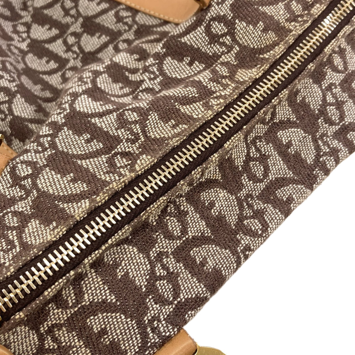 Christian Dior Brown Canvas Handbag (Pre-Owned)