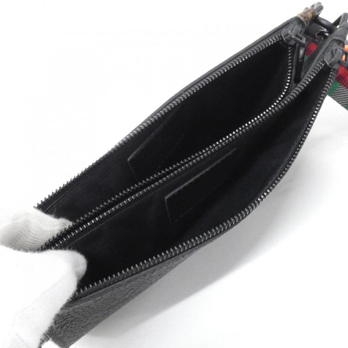 Louis Vuitton Taurillon Black Leather Handbag Pouch Shoulder Bag (Pre-Owned)