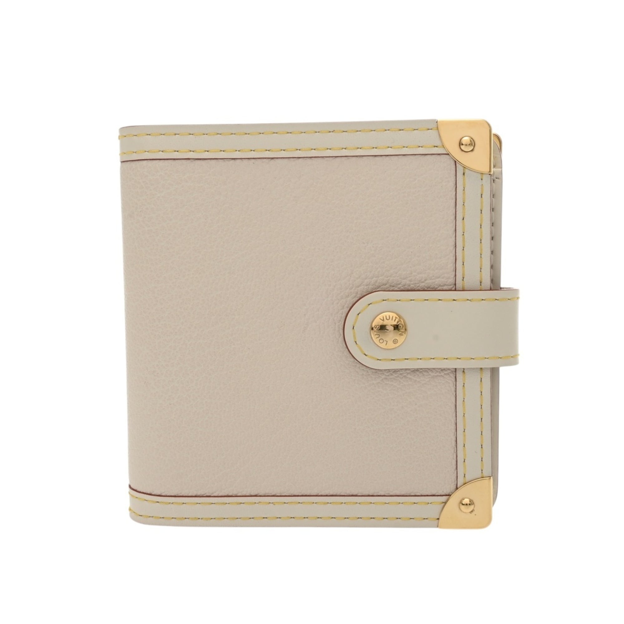 Louis Vuitton Blanc Leather Wallet (Bi-Fold) (Pre-Owned)
