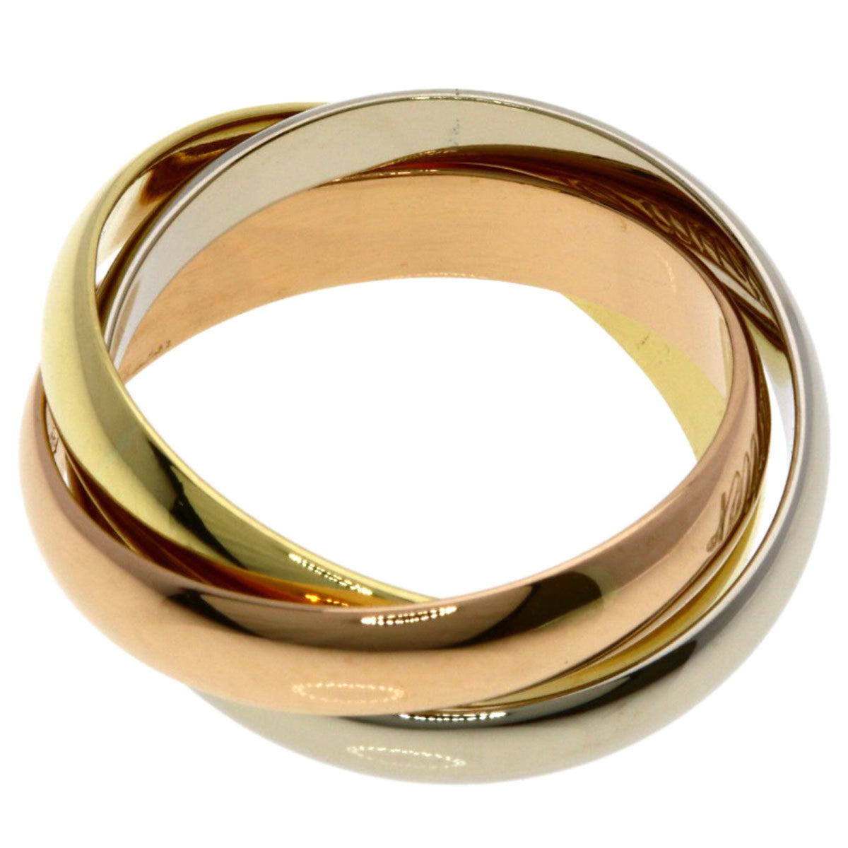 Cartier Trinity Yellow Gold (18K) Pink Gold (18K) White Gold (18K) Band Ring (Pre-Owned)