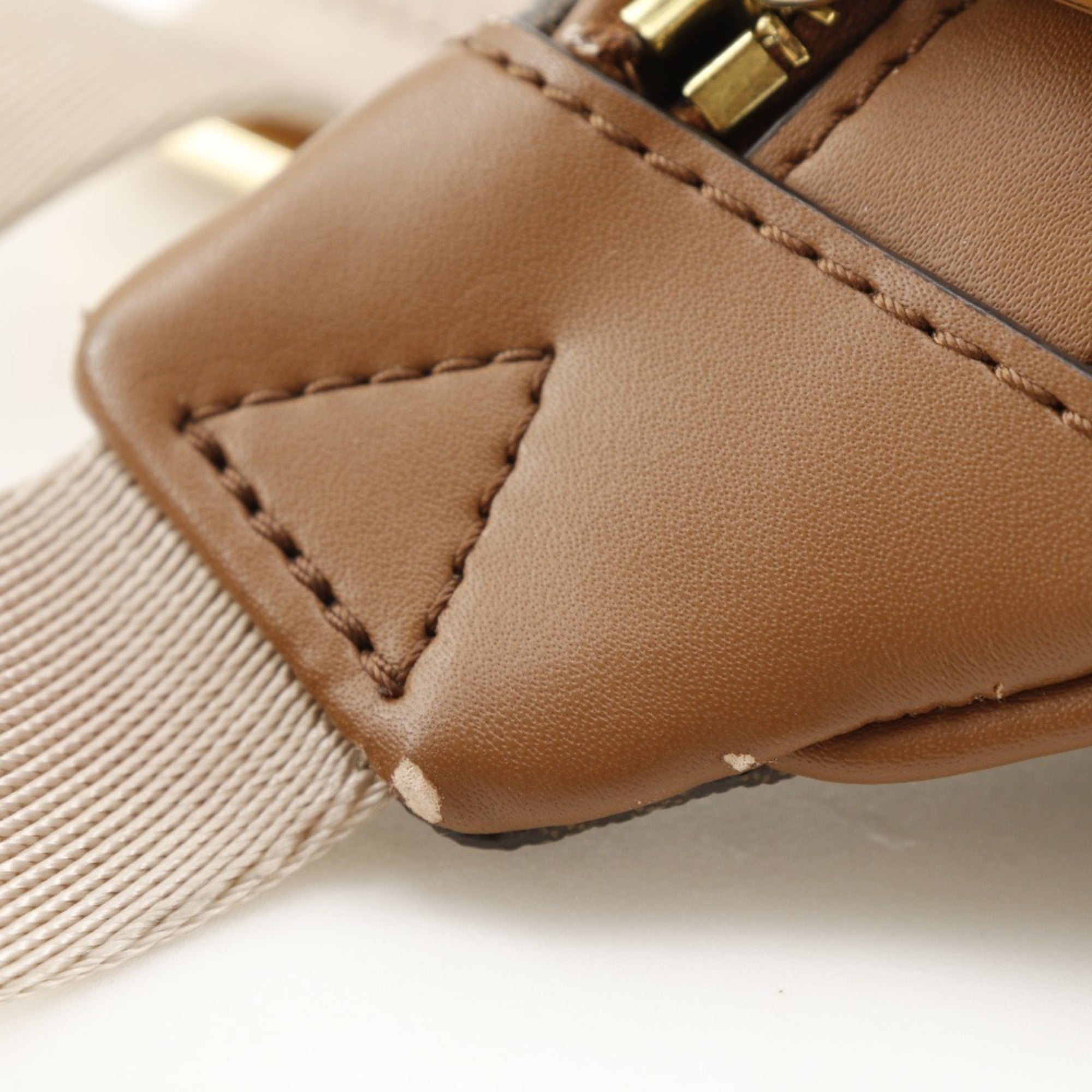 Michael Kors Brown Pvc Sling Bag (Pre-Owned)