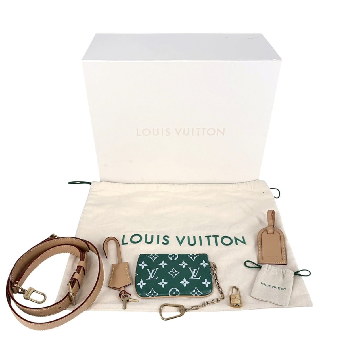 Louis Vuitton Monogram Vert Monogram Handbag Shoulder Bag (Pre-Owned)