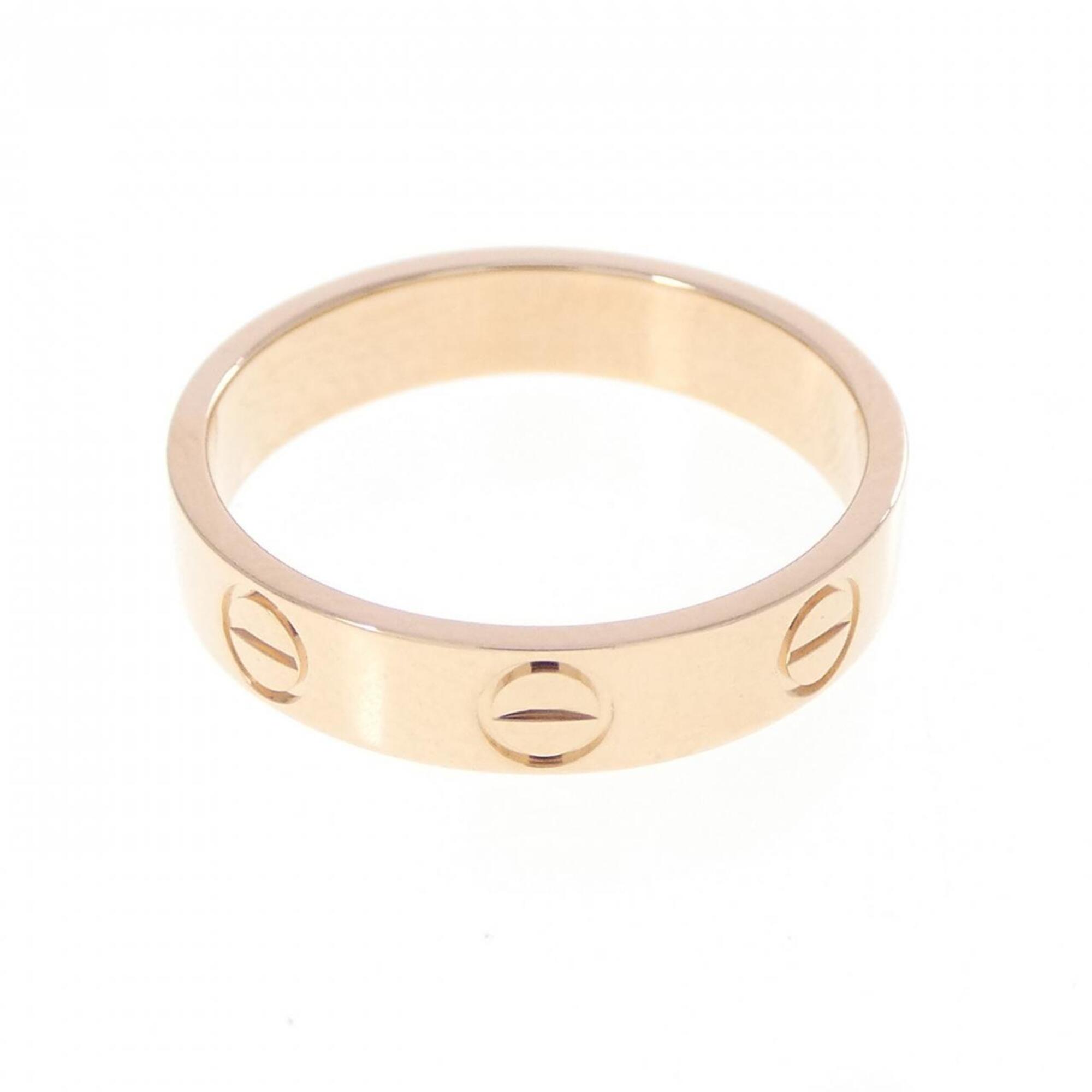 Cartier Love Pink Gold (18K) Band Ring (Pre-Owned)
