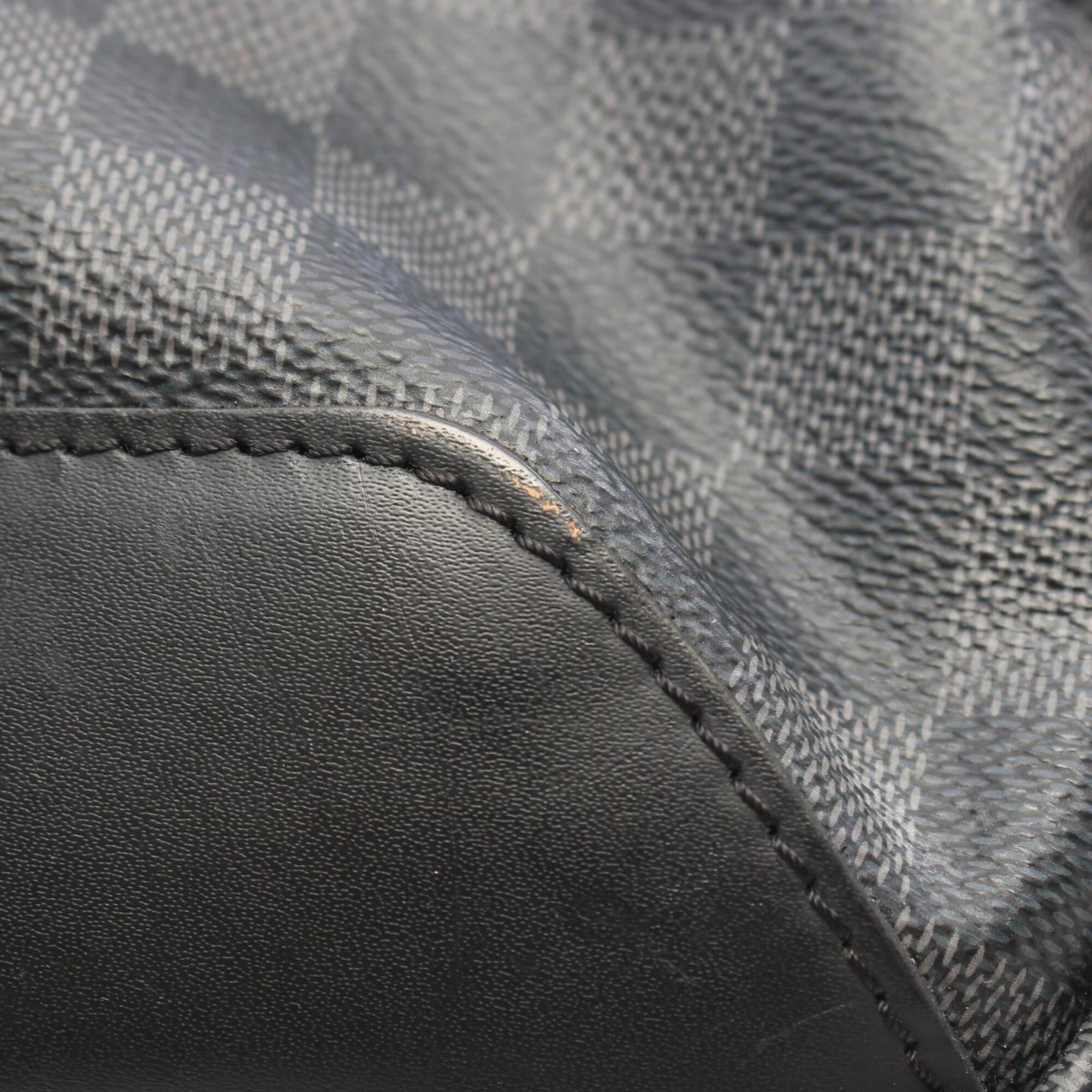 Louis Vuitton Black Damier Graphite Coated Canvas Leather Fanny Pack Sling Bag (Pre-Owned)
