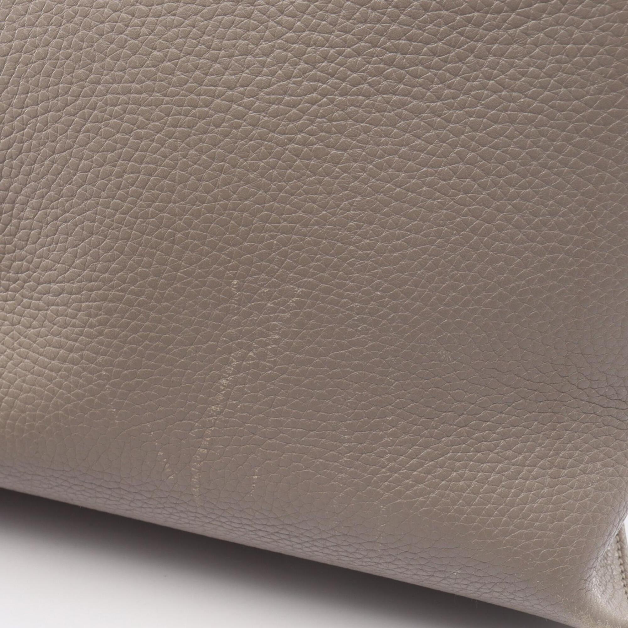 Gucci Gray Leather Handbag (Pre-Owned)