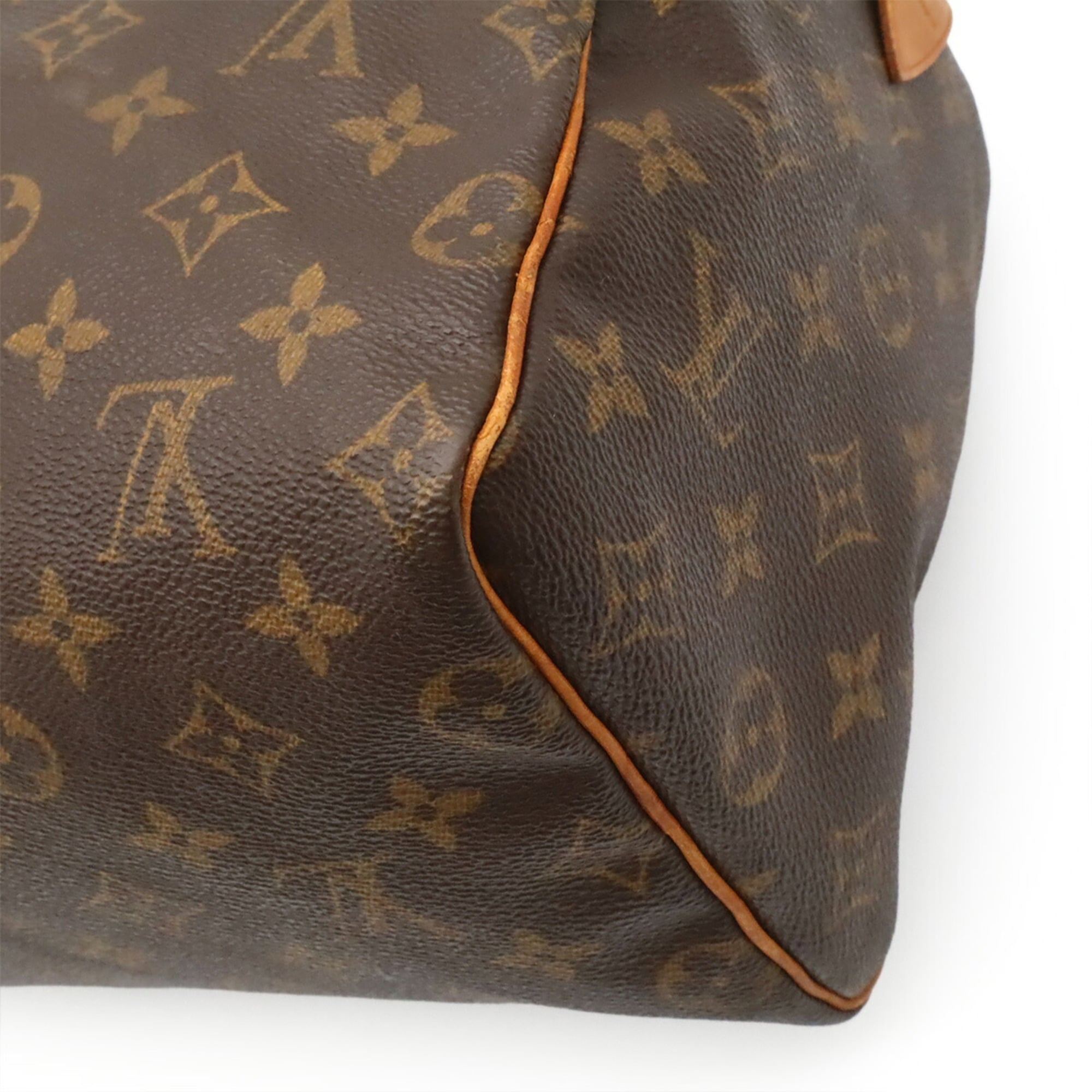 Louis Vuitton Brown Monogram Canvas Pvc Coated Canvas Boston Bag Handbag (Pre-Owned)