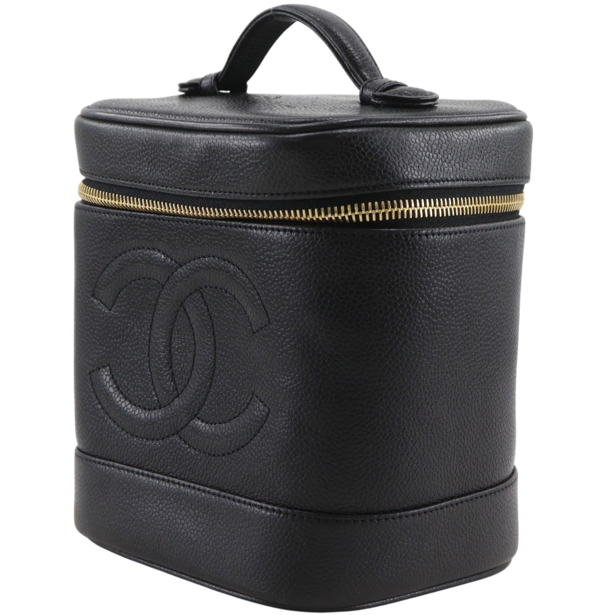 Chanel Black Grained Calfskin (Pre-Owned)