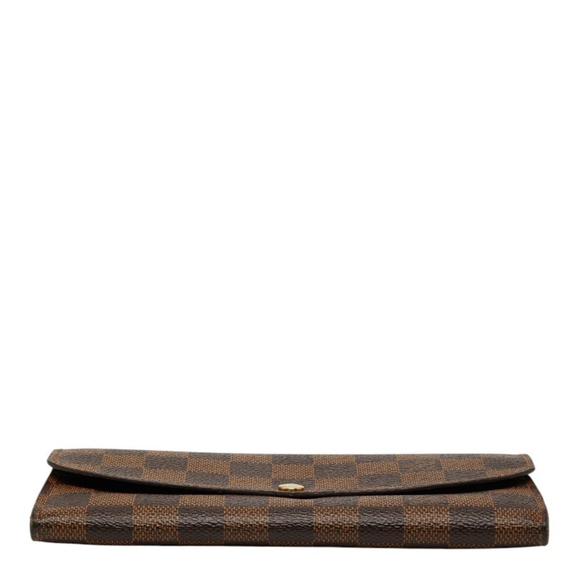 Louis Vuitton Brown Damier Canvas Pvc Coin Purse/Coin Case (Pre-Owned)