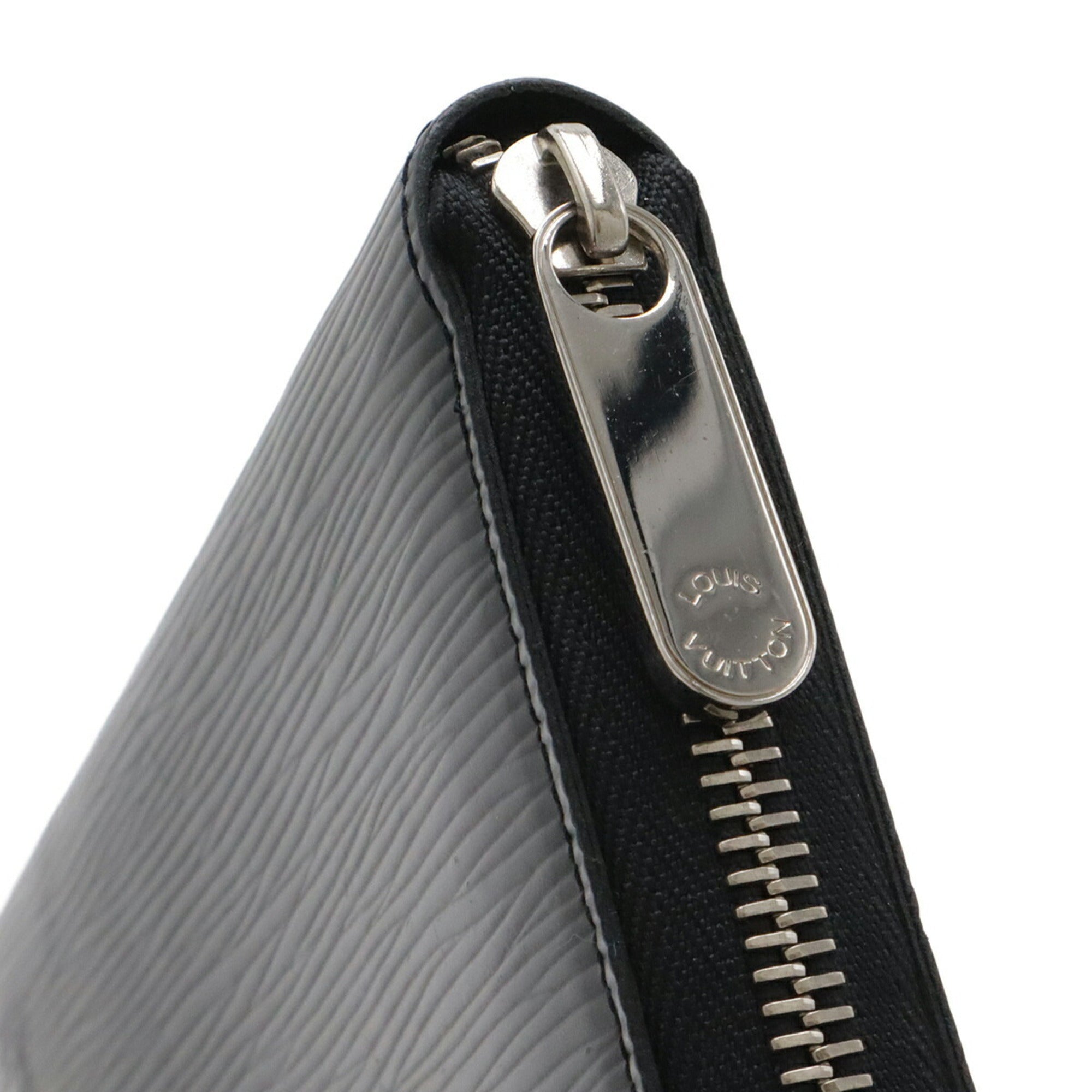 Louis Vuitton Black Noir Epi Leather Long Wallet (Bi-Fold) (Pre-Owned)