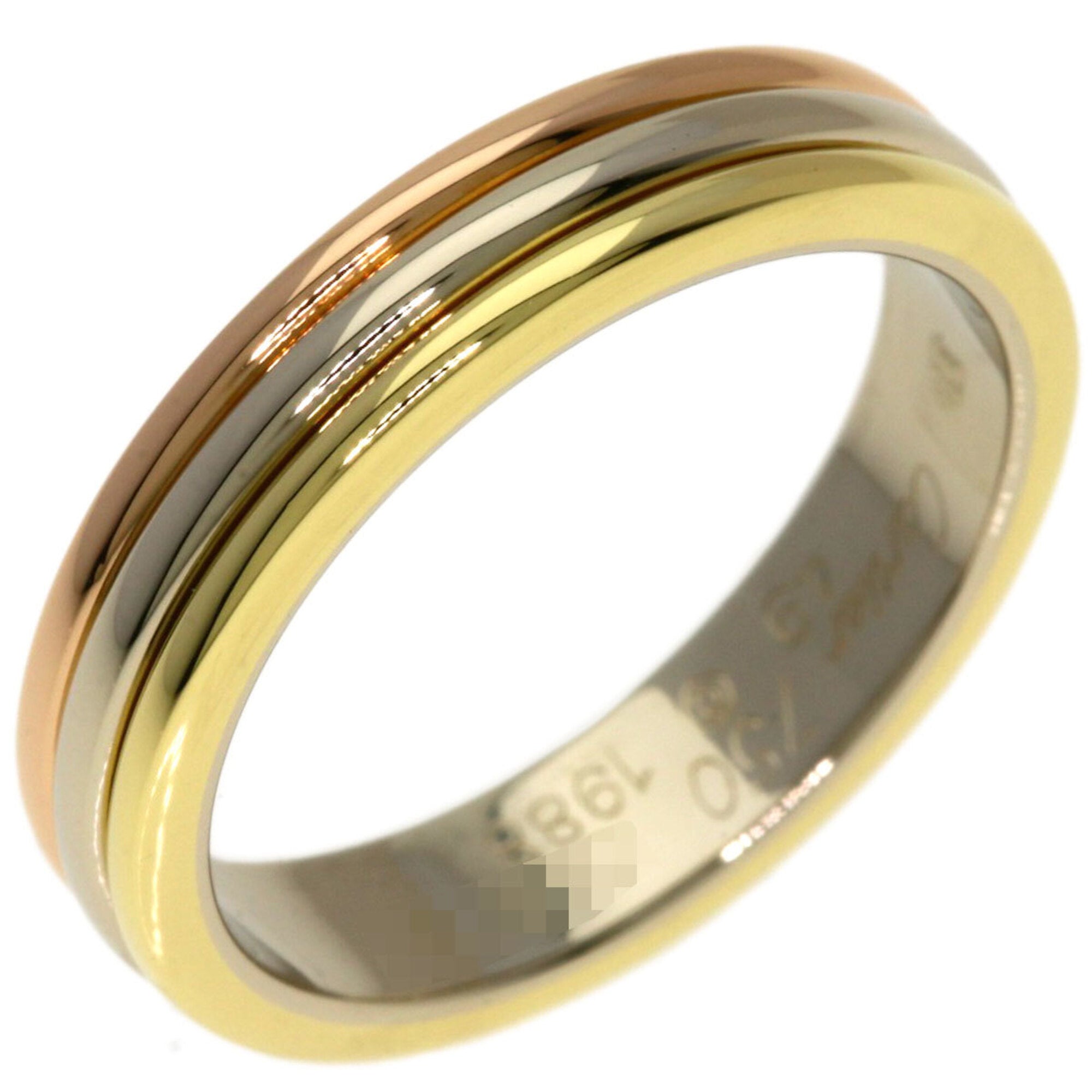 Cartier Yellow Gold (18K) Pink Gold (18K) White Gold (18K) Band Ring (Pre-Owned)