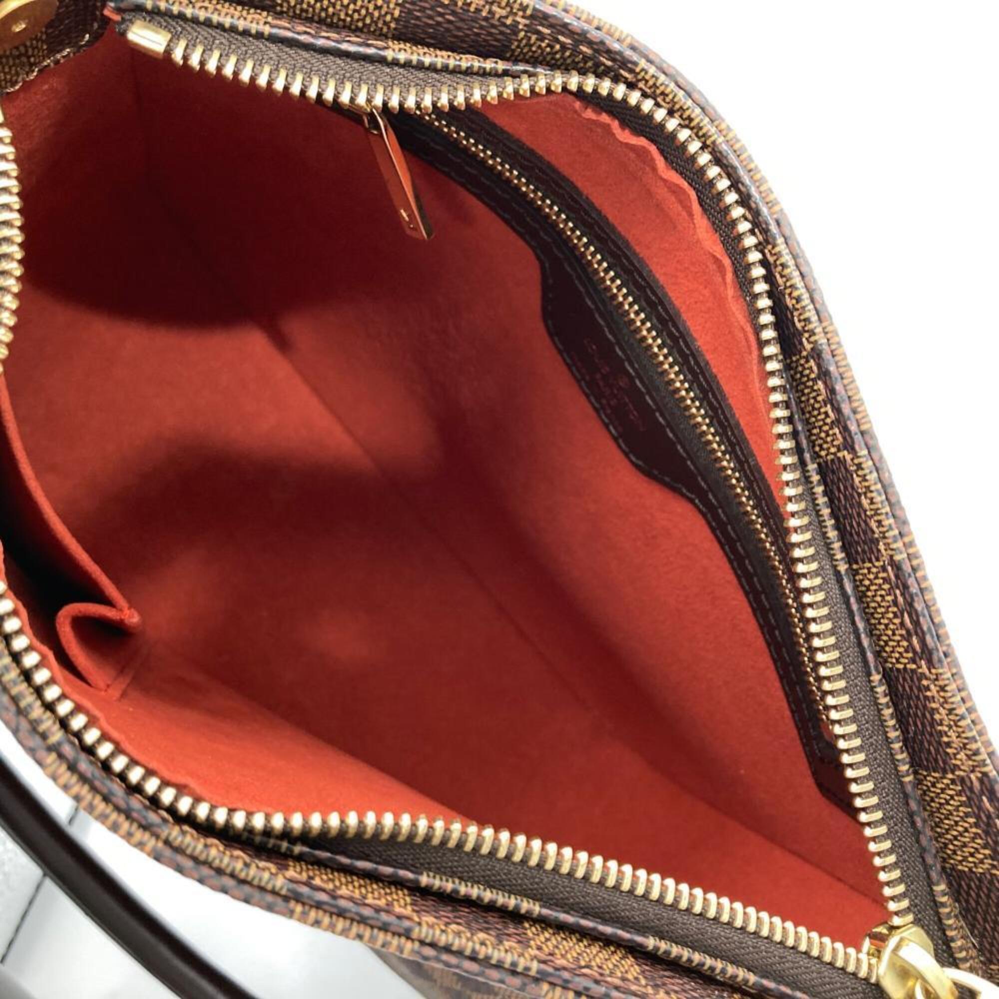 Louis Vuitton Brown Damier Canvas Ebene Handbag (Pre-Owned)
