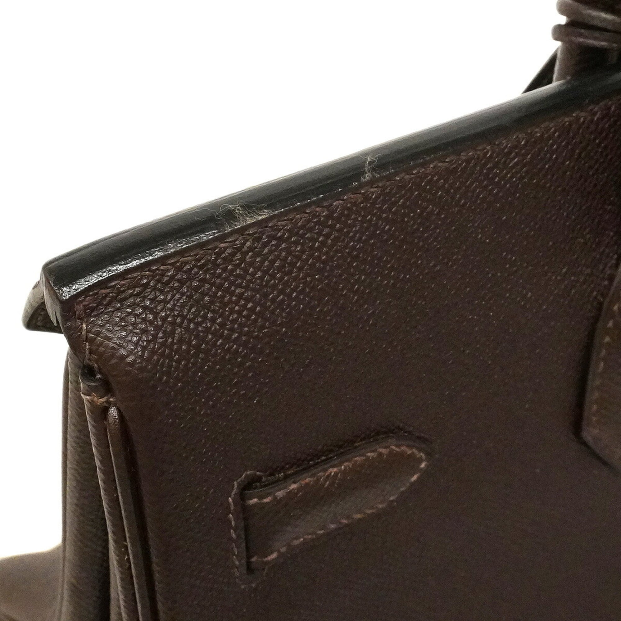 Hermes Brown Leather Handbag (Pre-Owned)