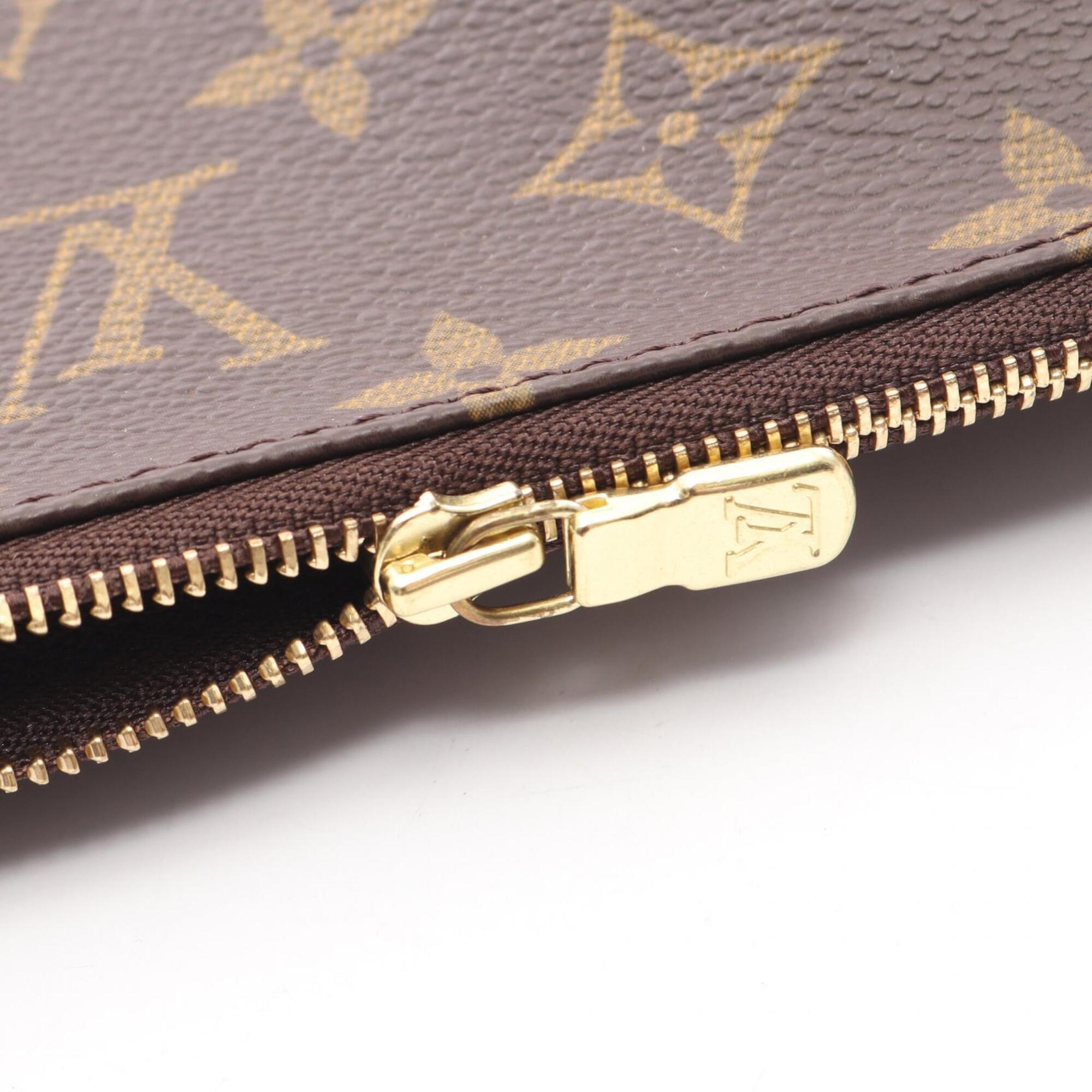 Louis Vuitton Monogram Brown Monogram Leather Handbag (Pre-Owned)