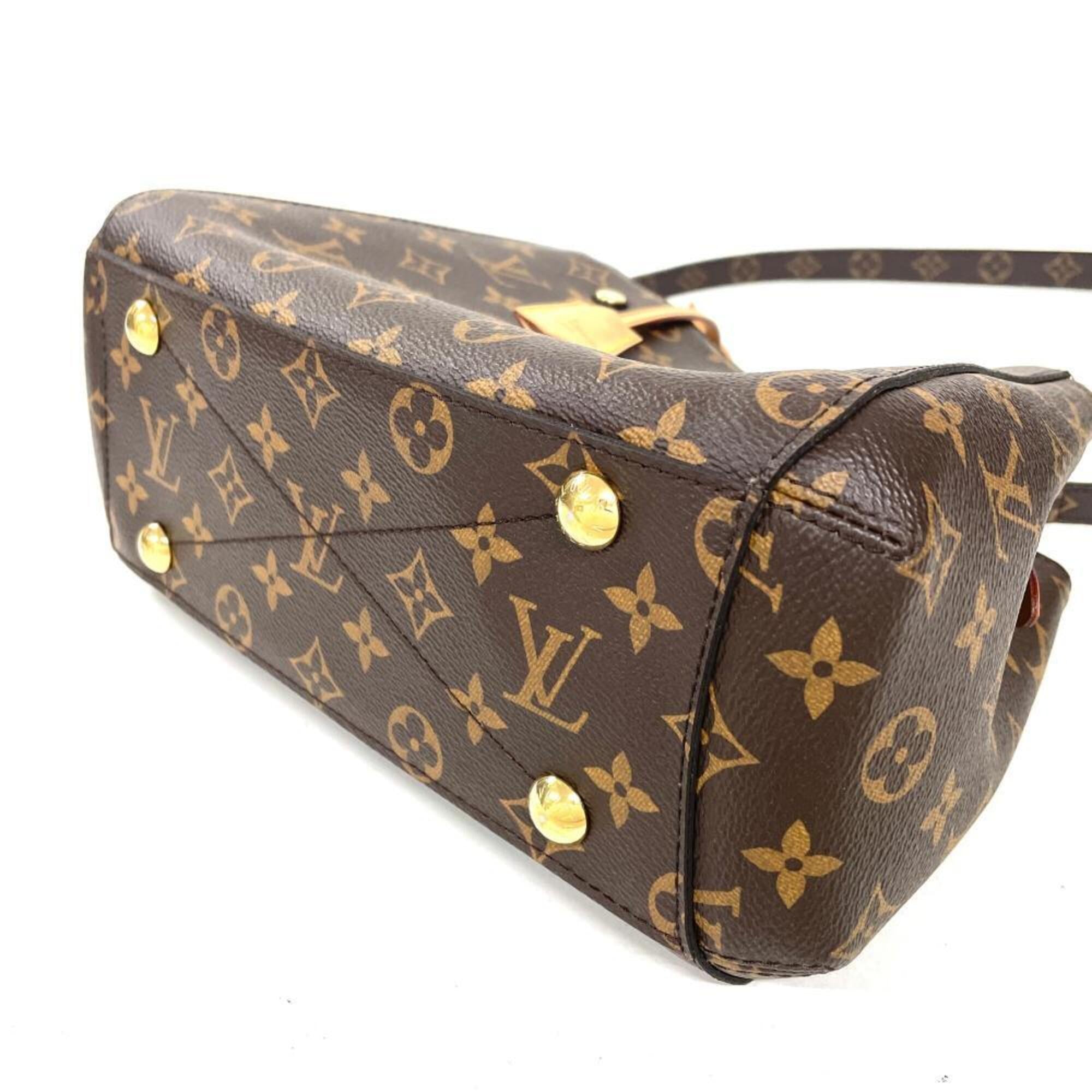 Louis Vuitton Brown Monogram Canvas Handbag (Pre-Owned)