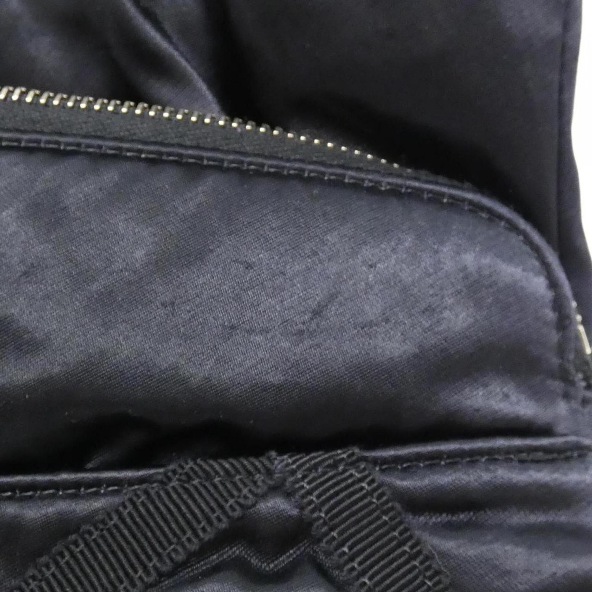 Chanel Black Nylon Handbag (Pre-Owned)