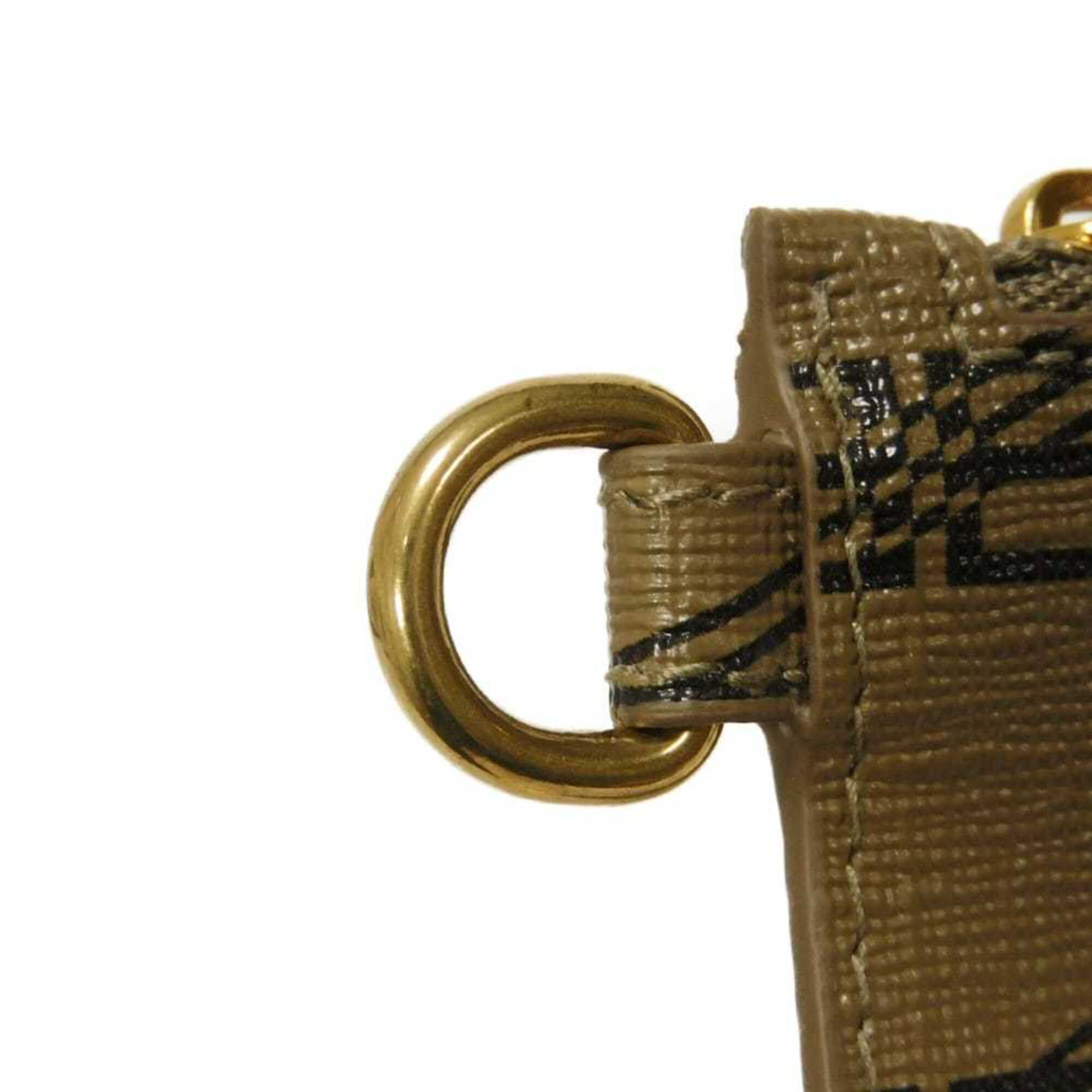 Balenciaga Beige Coated Canvas Pouch (Pre-Owned)