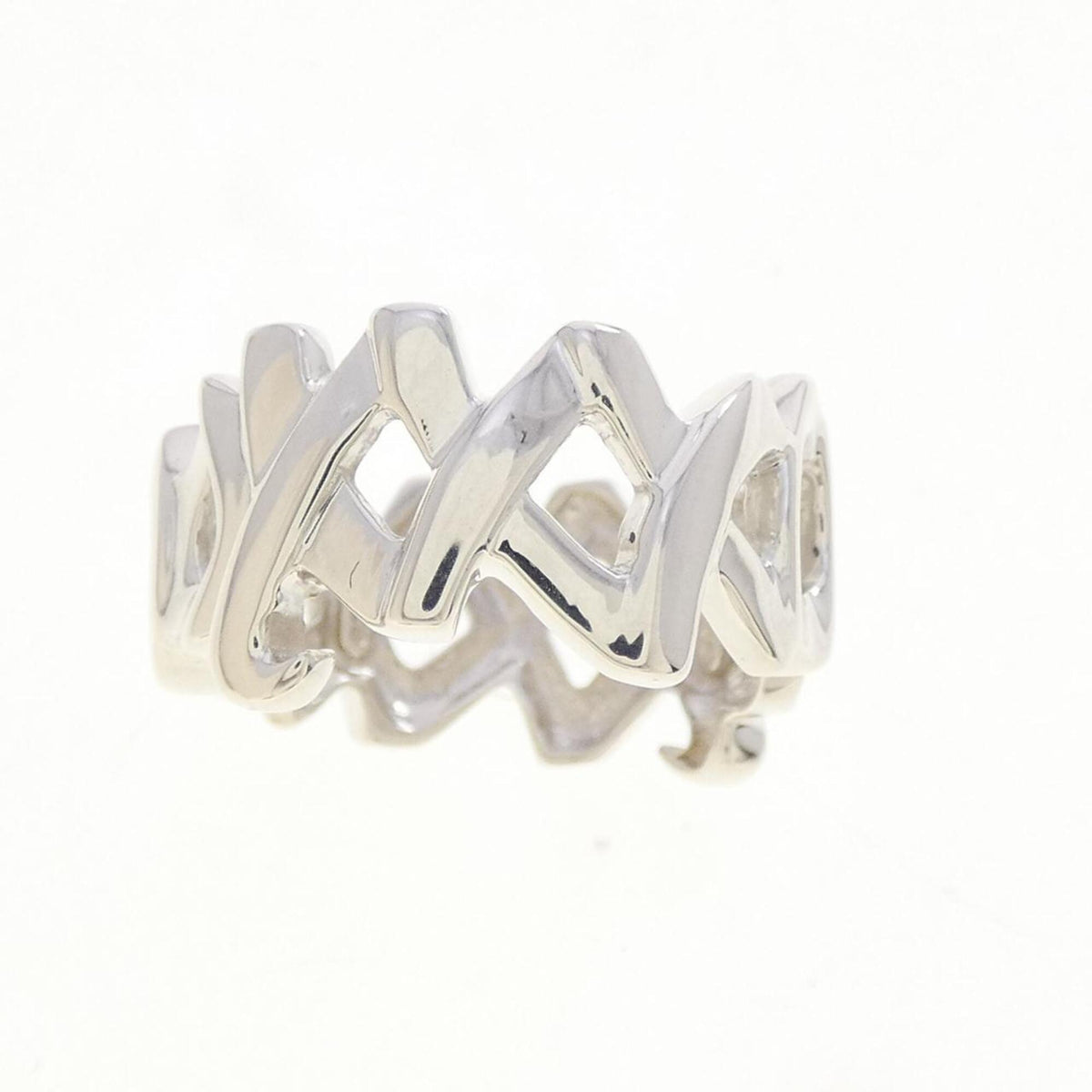 Tiffany Gold Silver 925 Band Ring (Pre-Owned)