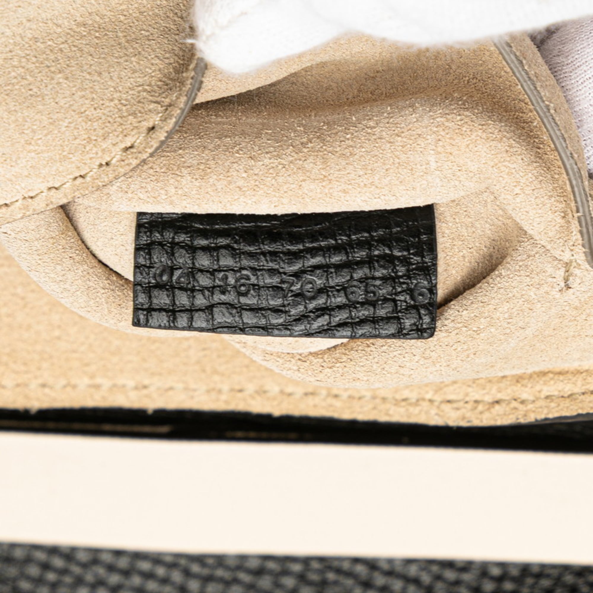 Chloé Beige Black Leather Shoulder Bag (Pre-Owned)