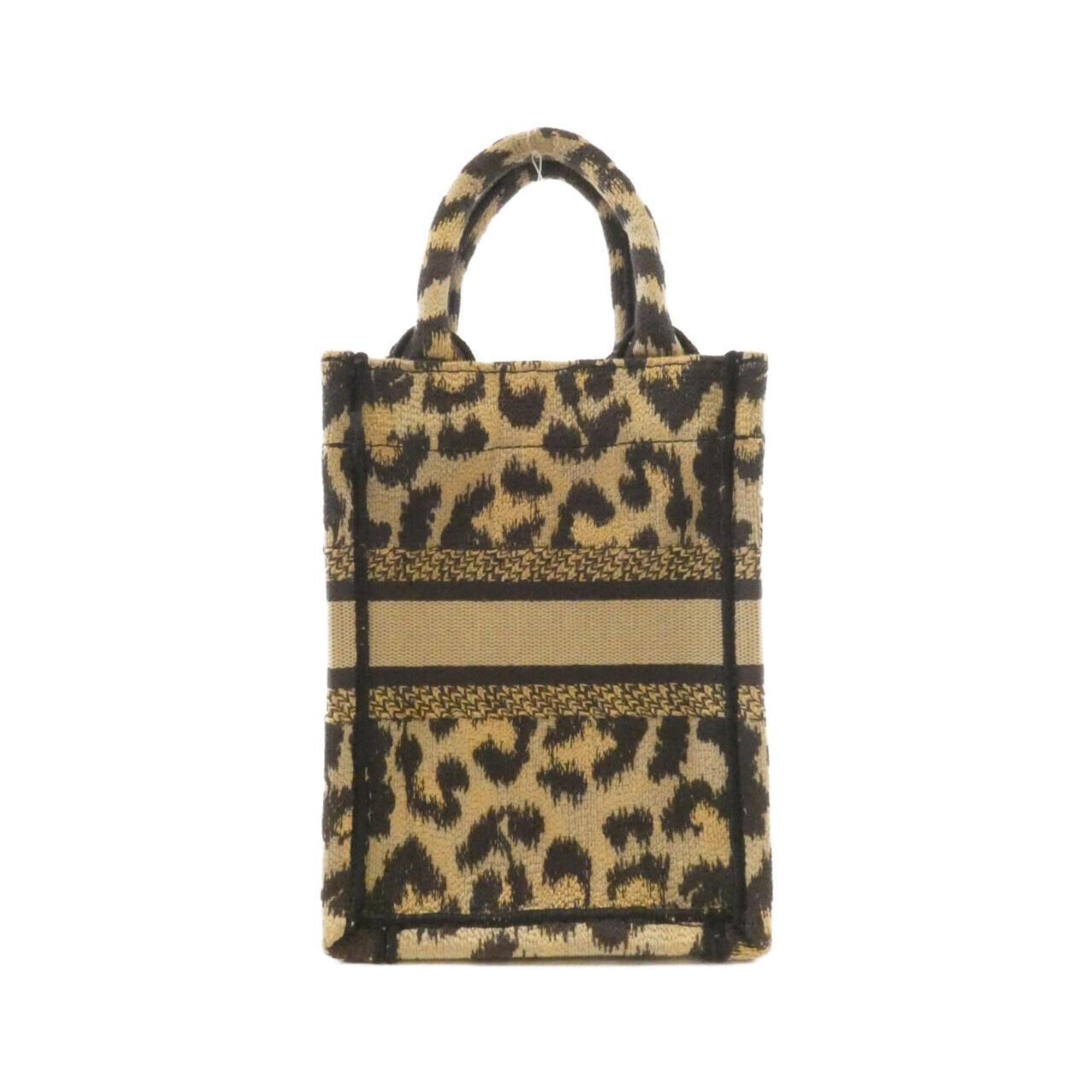 Christian Dior Beige Canvas Handbag (Pre-Owned)