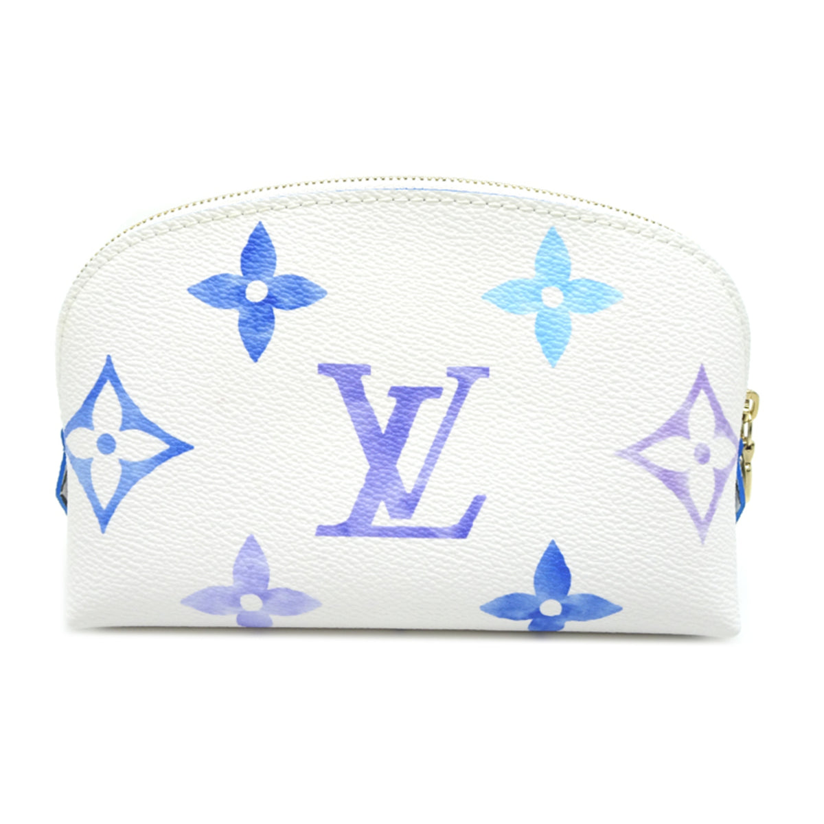 Louis Vuitton Blue White Pochette Pouch (Pre-Owned)