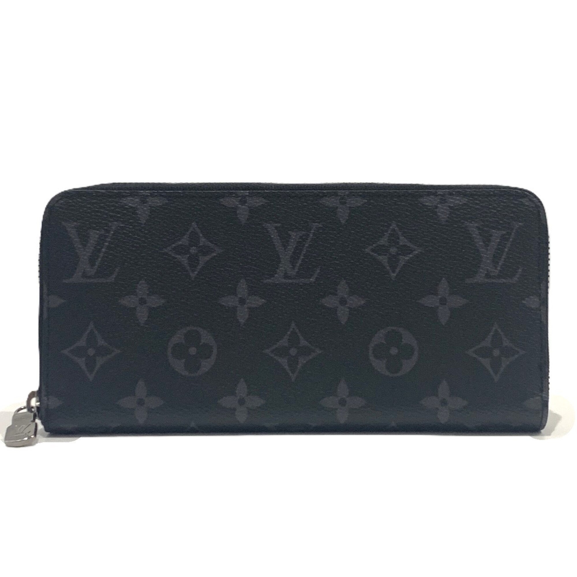 Louis Vuitton Monogram Eclipse Black Monogram Eclipse Canvas Long Wallet (Bi-Fold) (Pre-Owned)
