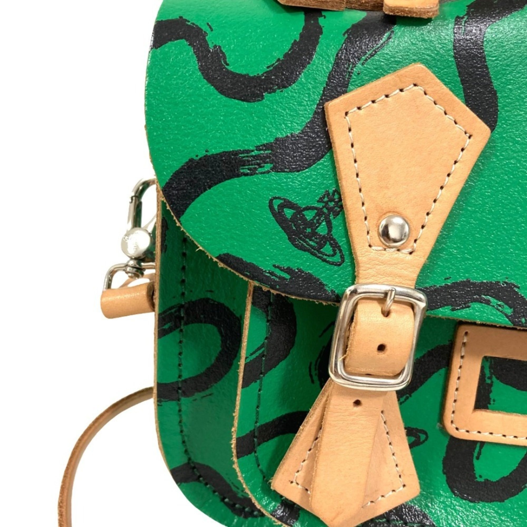 Vivienne Westwood Green Shoulder Bag (Pre-Owned)